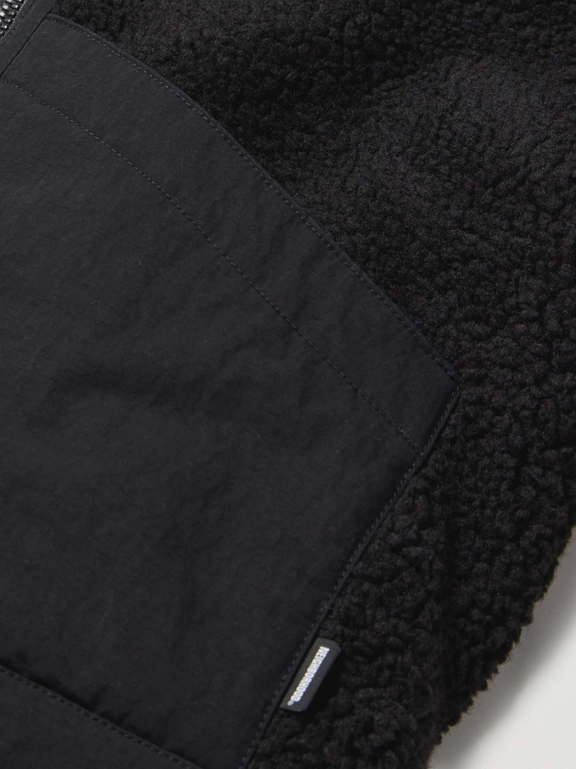 B-3 Shell-Trimmed Fleece Jacket view