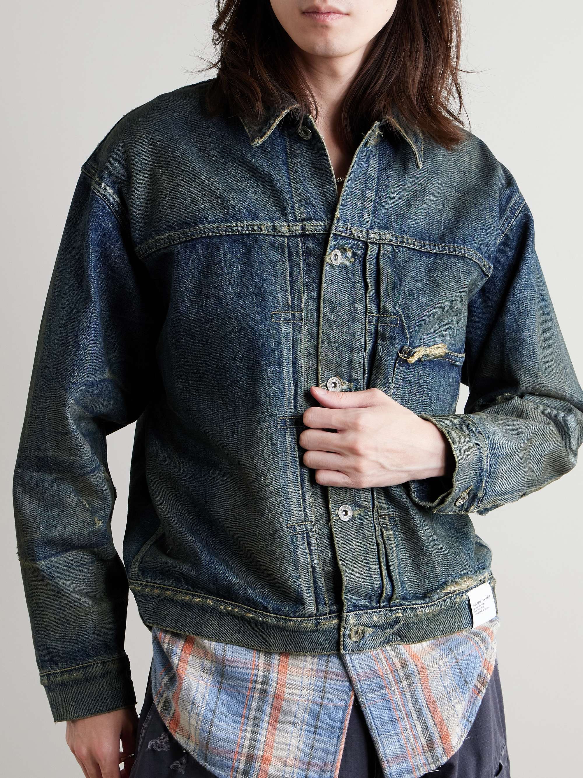 Savage Type-1 Distressed Denim Jacket view