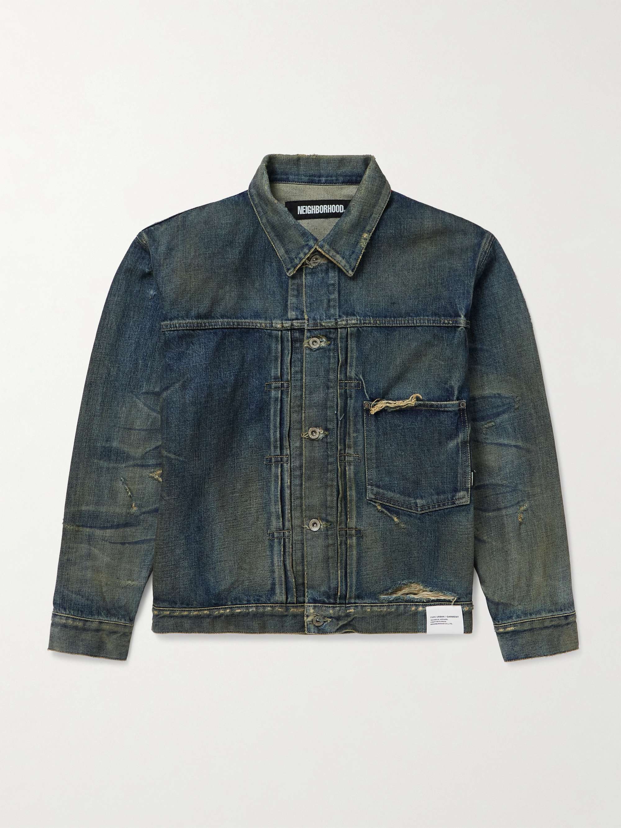 Savage Type-1 Distressed Denim Jacket view