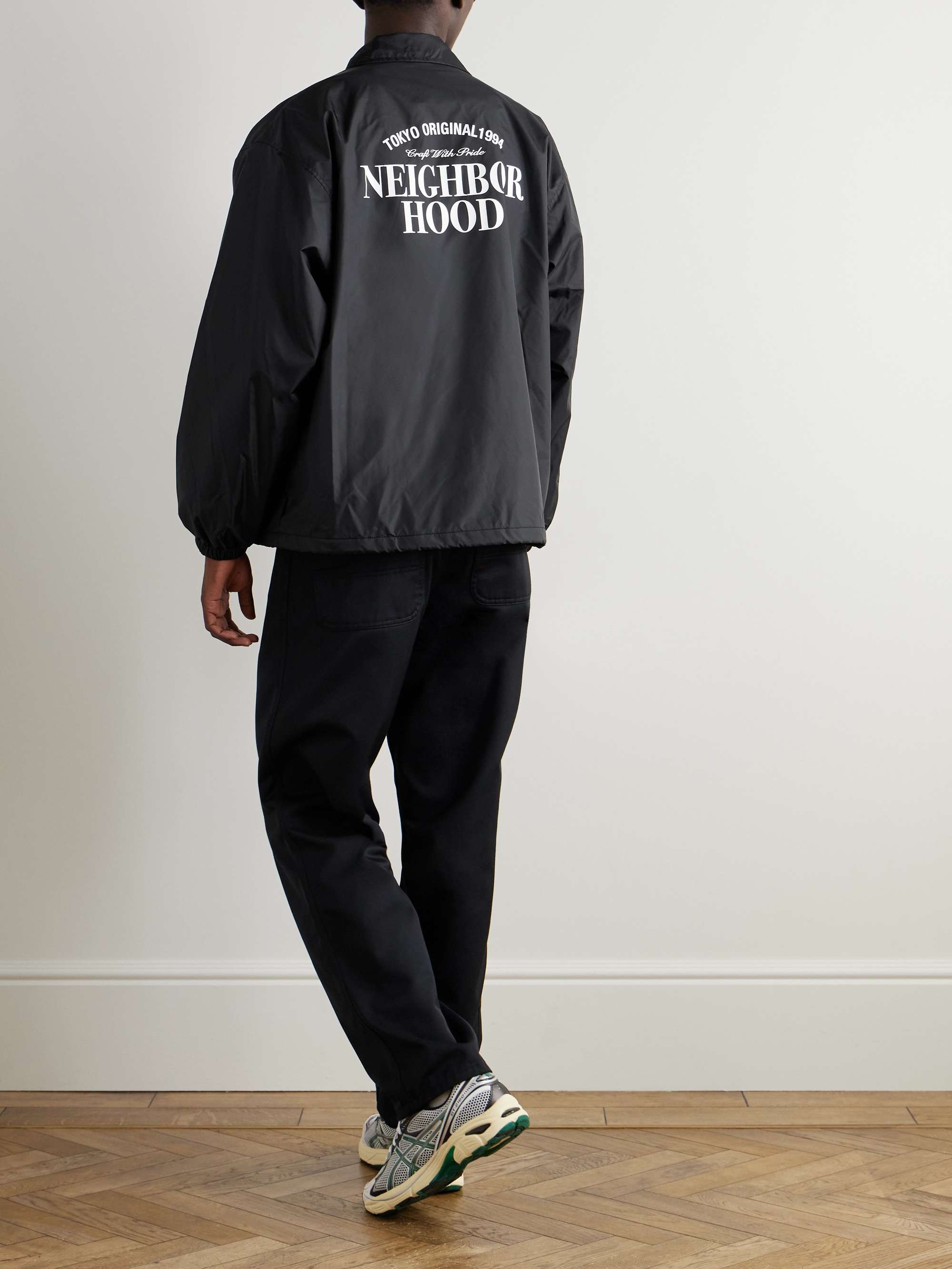 Logo-Print Nylon Jacket view