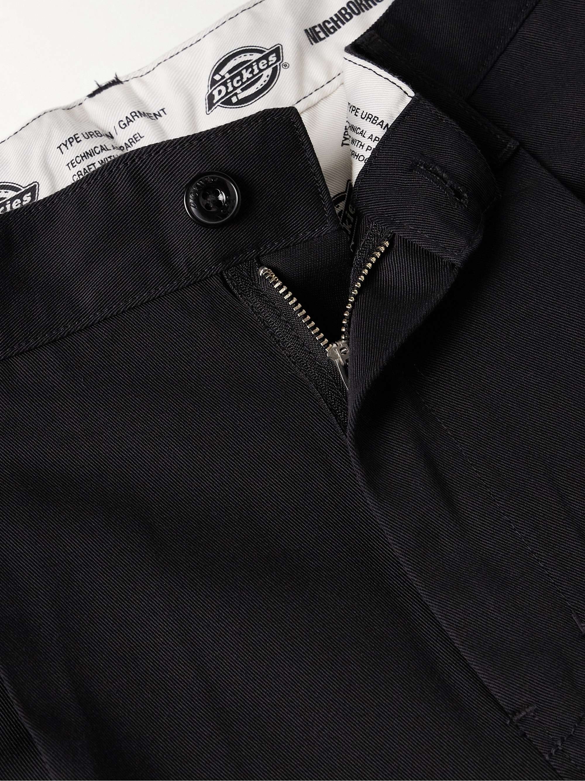 + Dickies® Straight-Leg Cropped Pleated Twill Trousers view