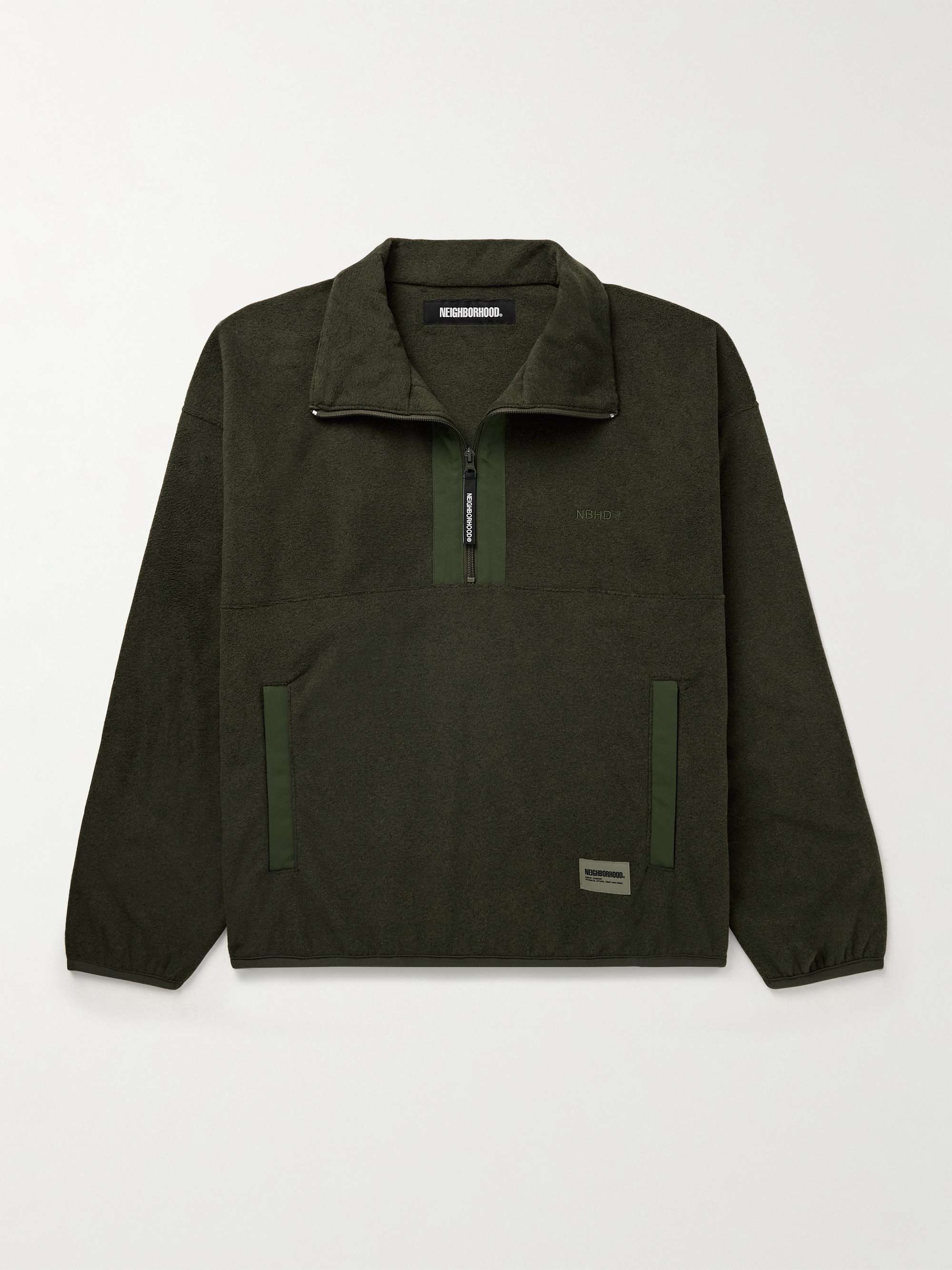 Logo-Embroidered Polartec® Fleece Half-Zip Sweatshirt view