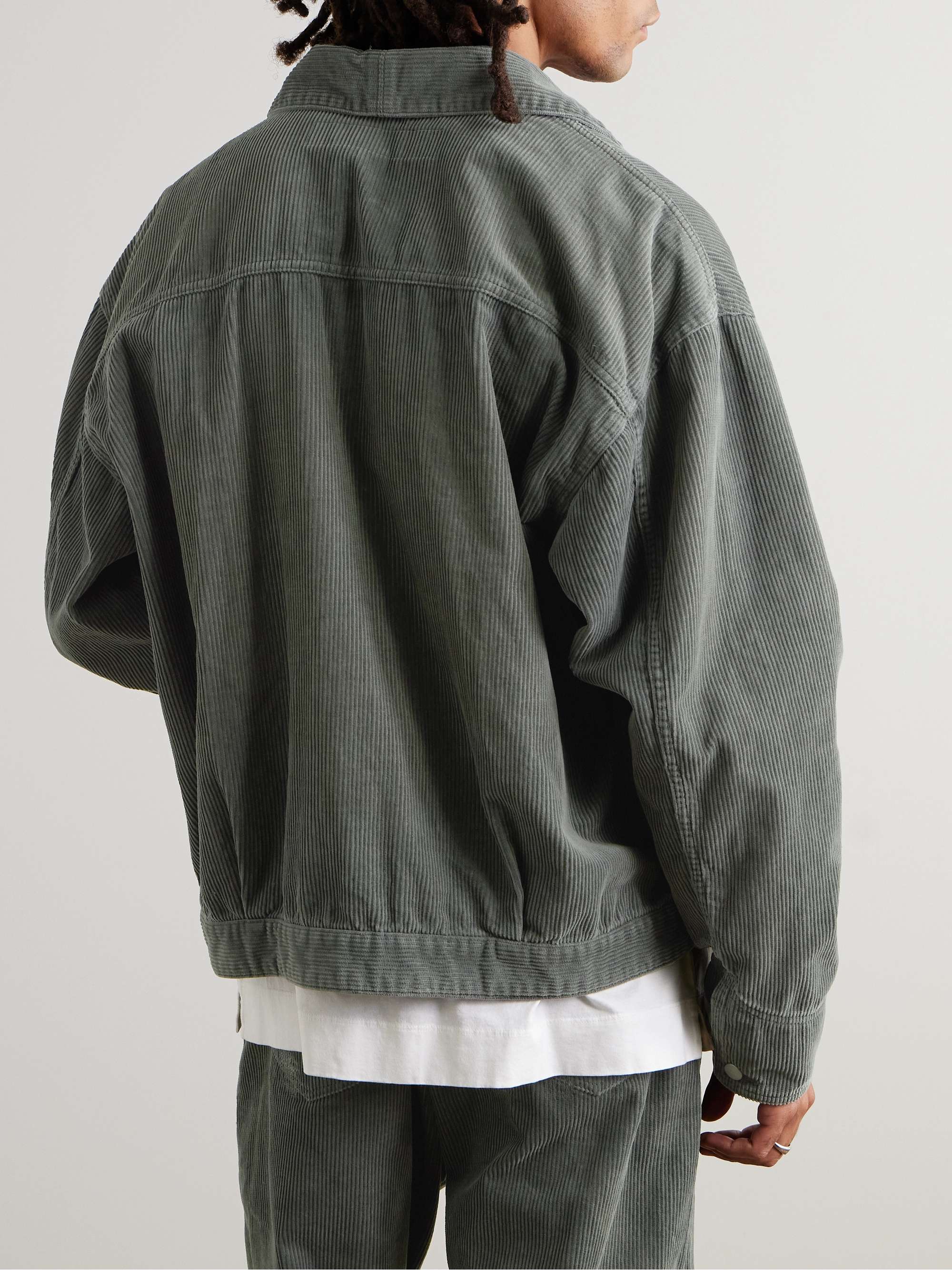 Savage Cotton-Corduroy Trucker Jacket view
