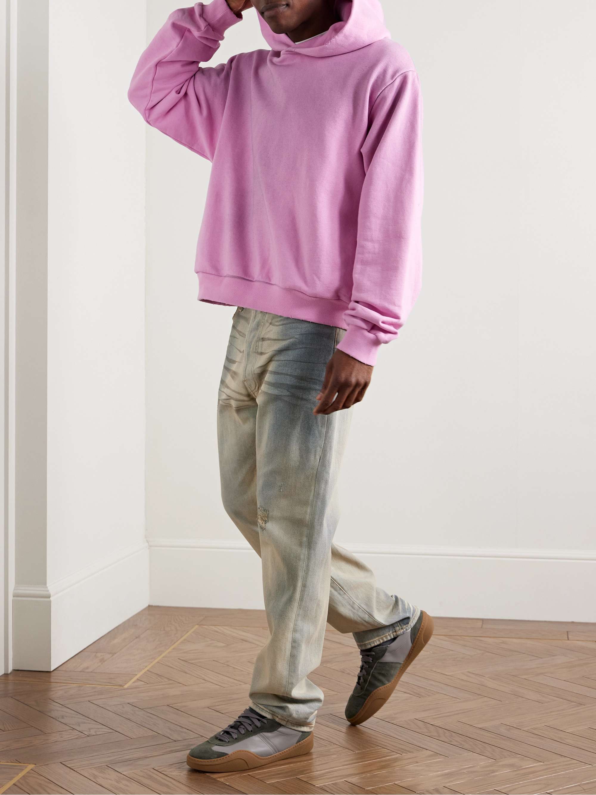 1999 Carver Straight-Leg Distressed Jeans view