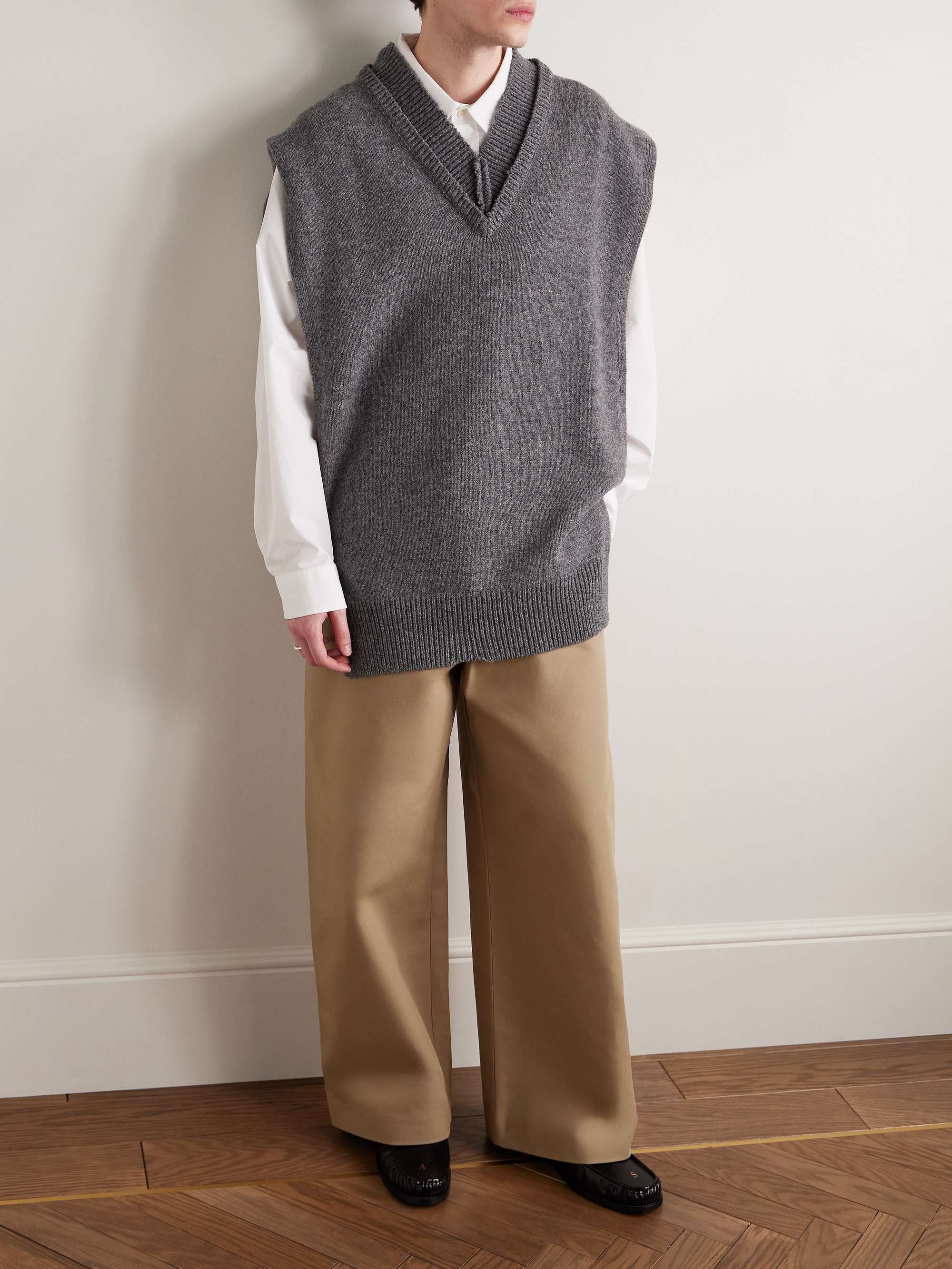 Plass Wide-Leg Cotton Trousers view