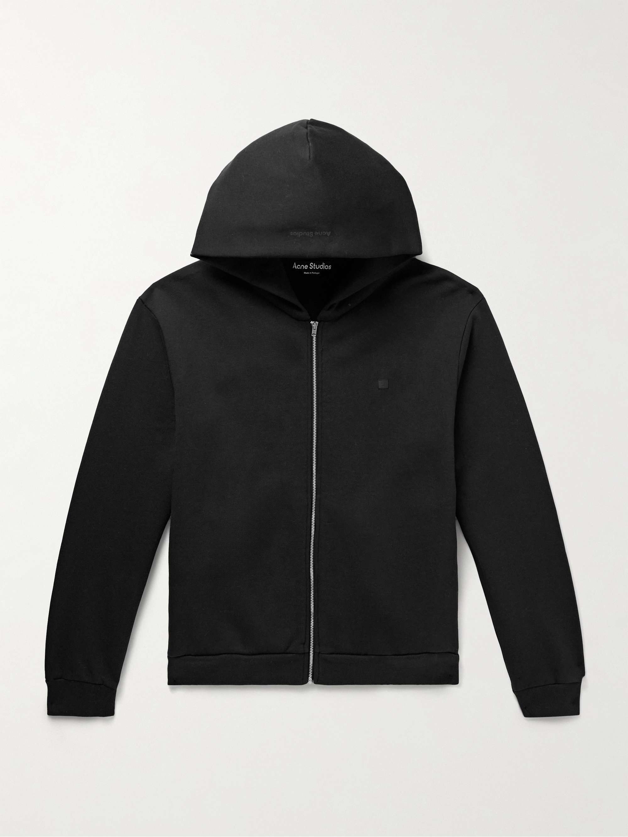 Fupiter Logo-Appliquéd Cotton-Jersey Zip-Up Hoodie view