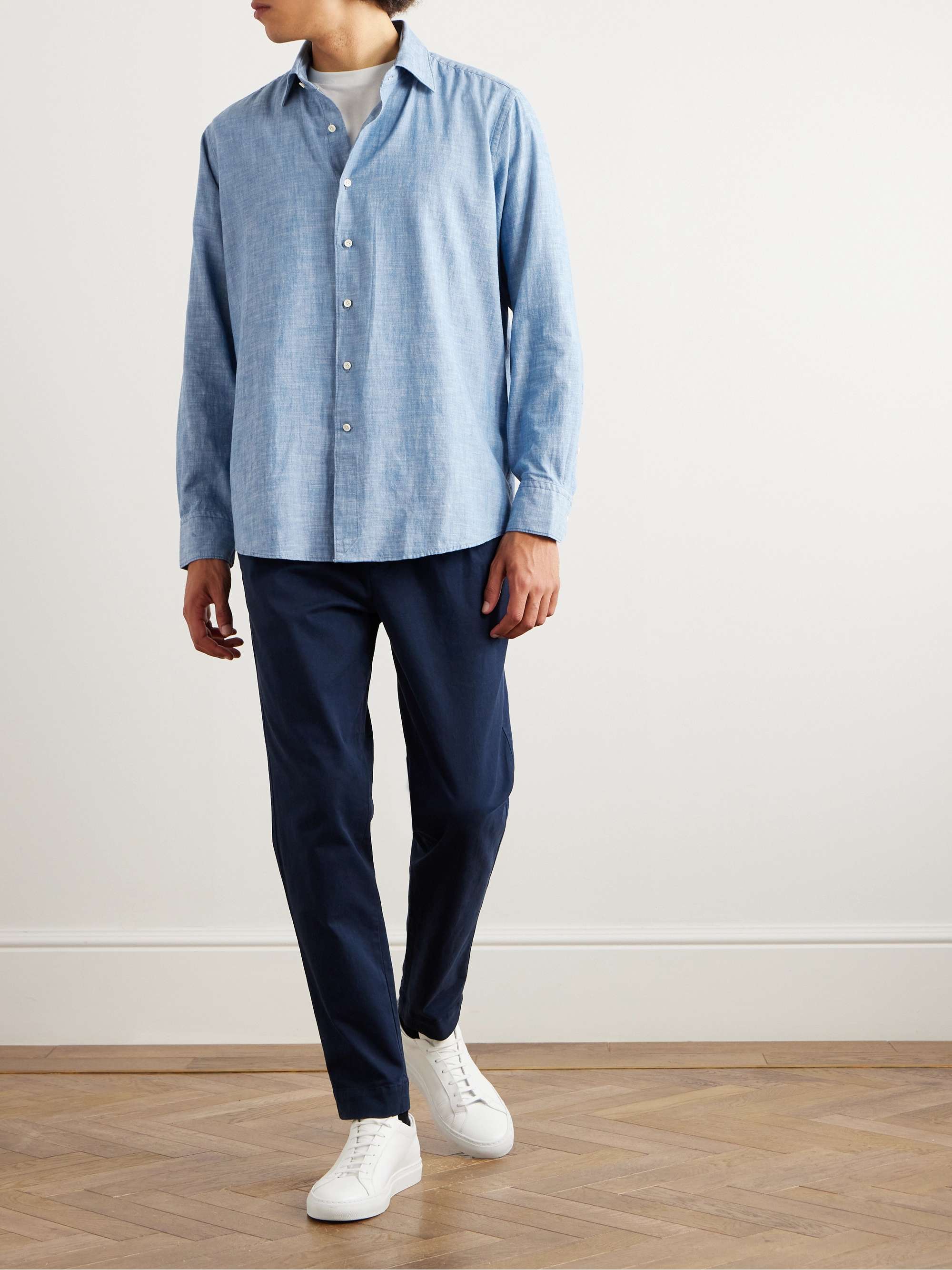Selvedge Cotton-Chambray Shirt view