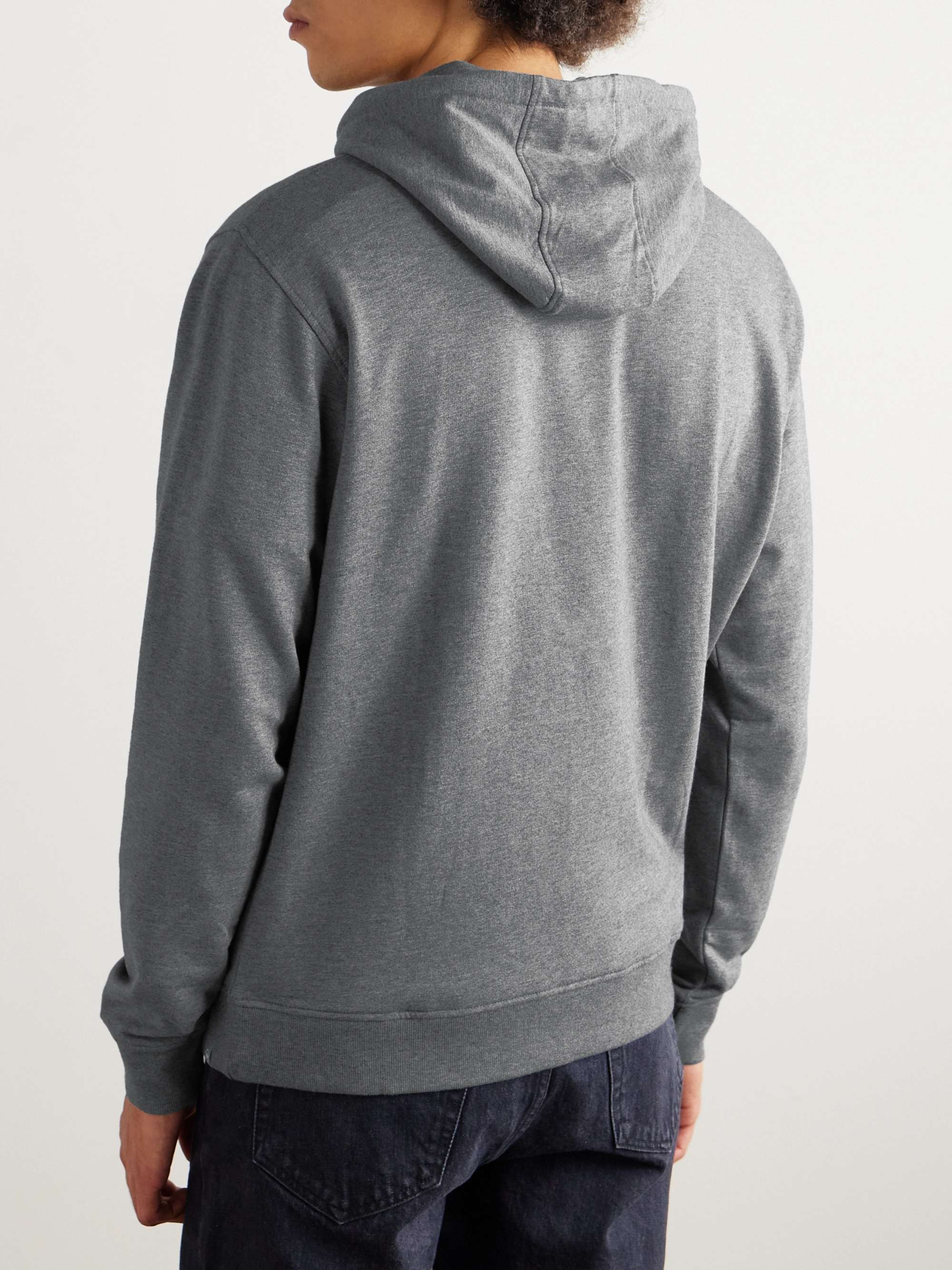 Lava Wash Stretch-Cotton and Modal-Blend Jersey Hoodie view