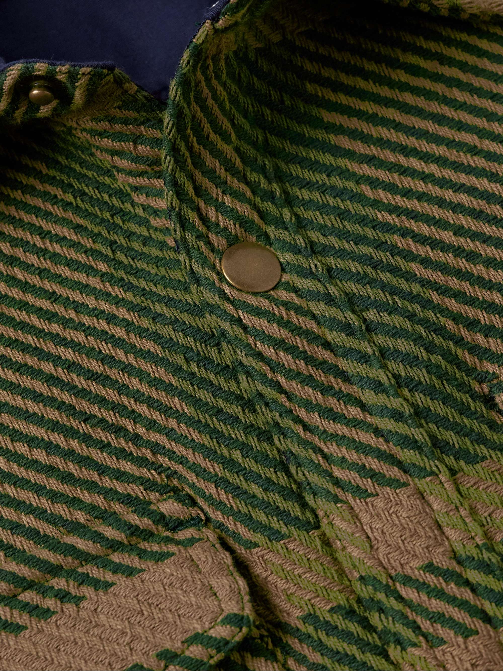 Checked Cotton-Twill Jacket view