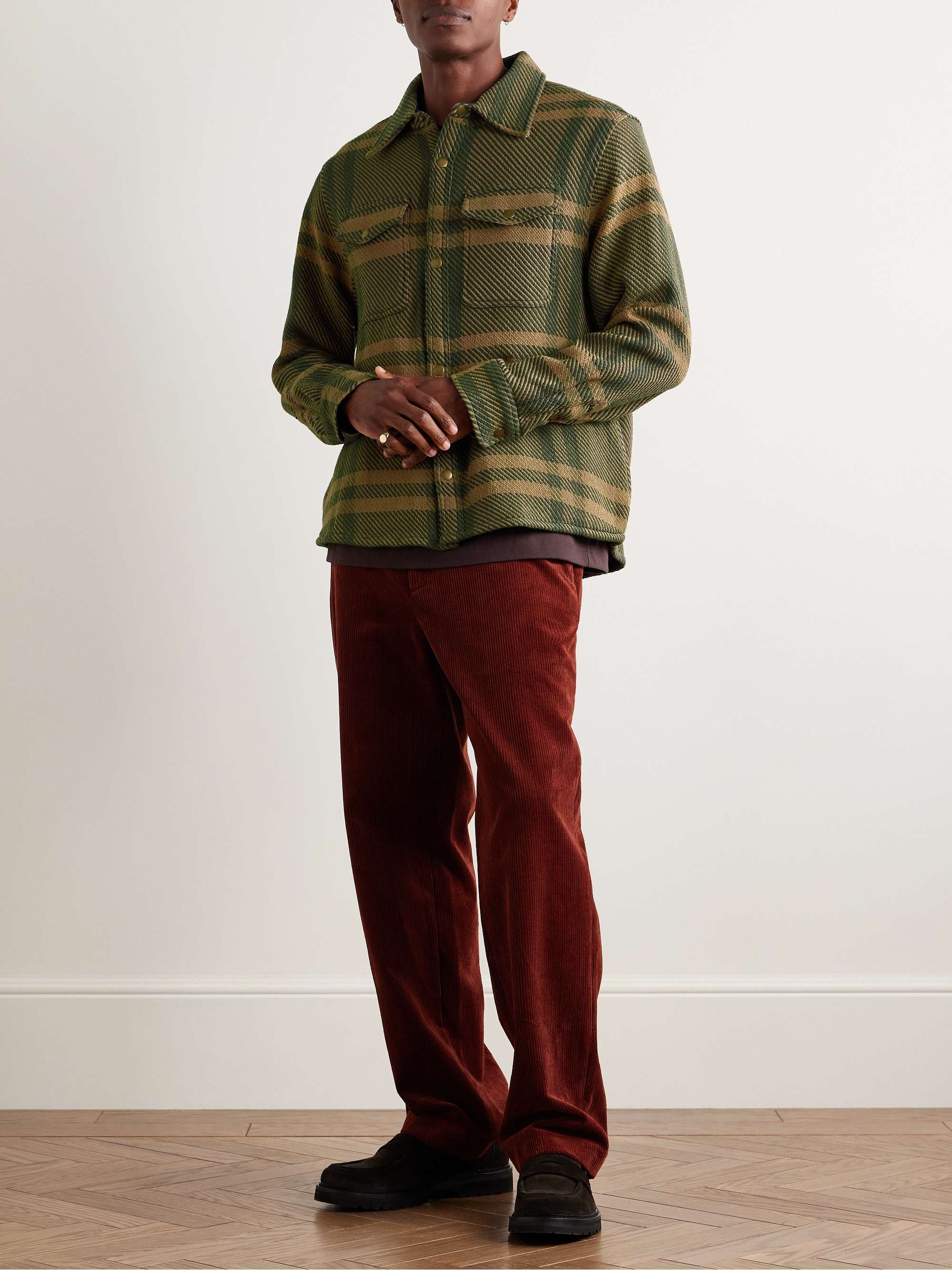Checked Cotton-Twill Jacket view