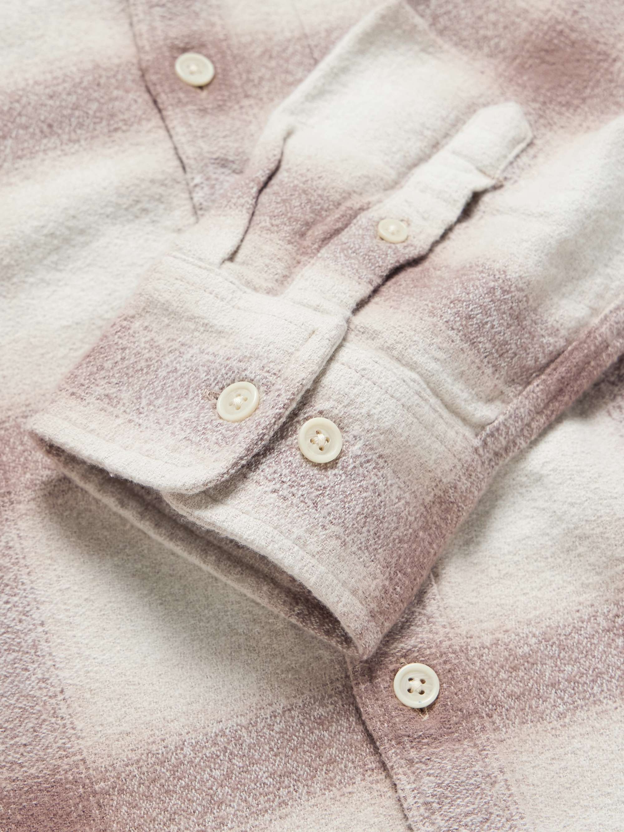 Snow Day Checked Organic Cotton-Flannel Shirt view