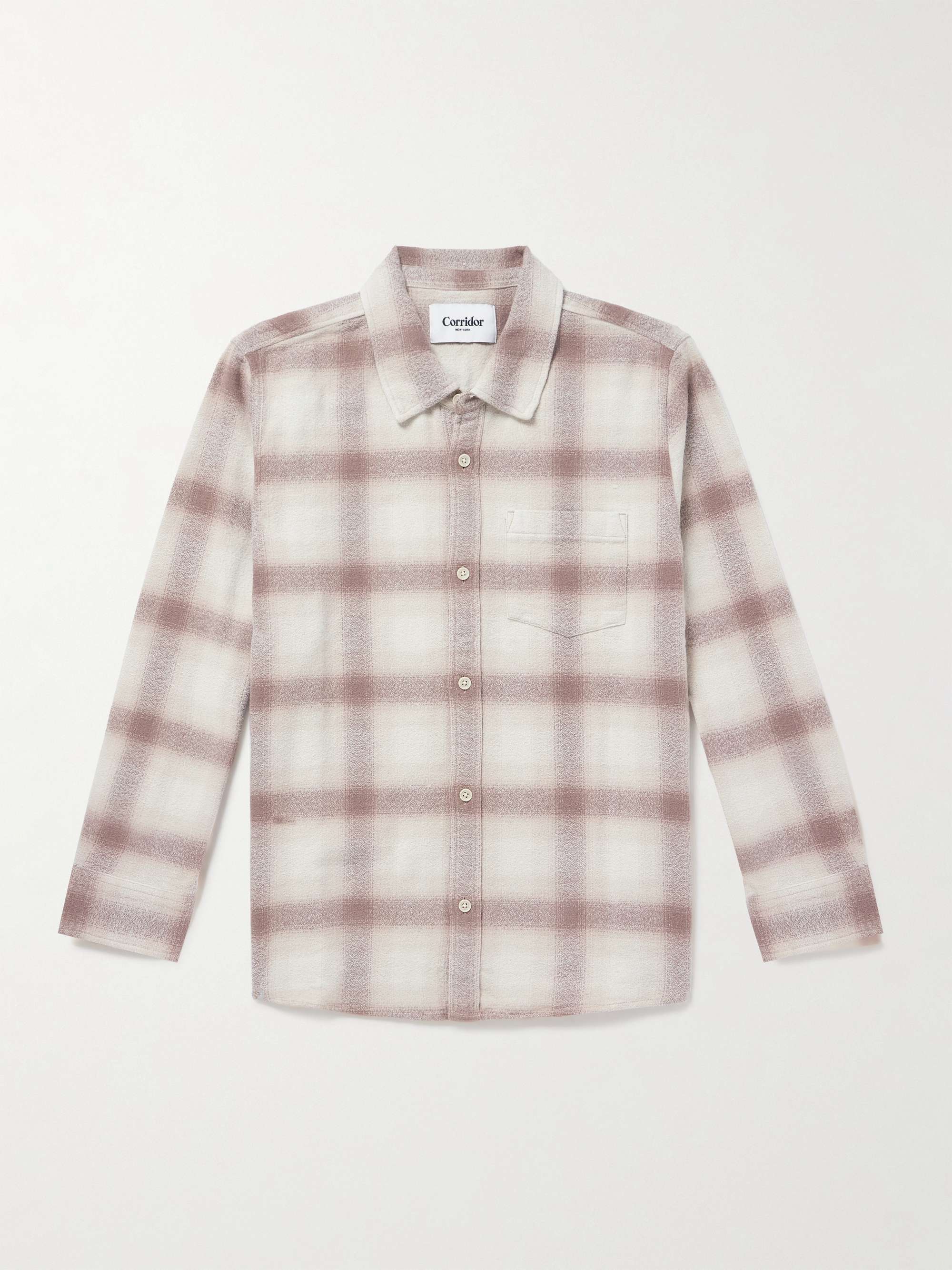Snow Day Checked Organic Cotton-Flannel Shirt view