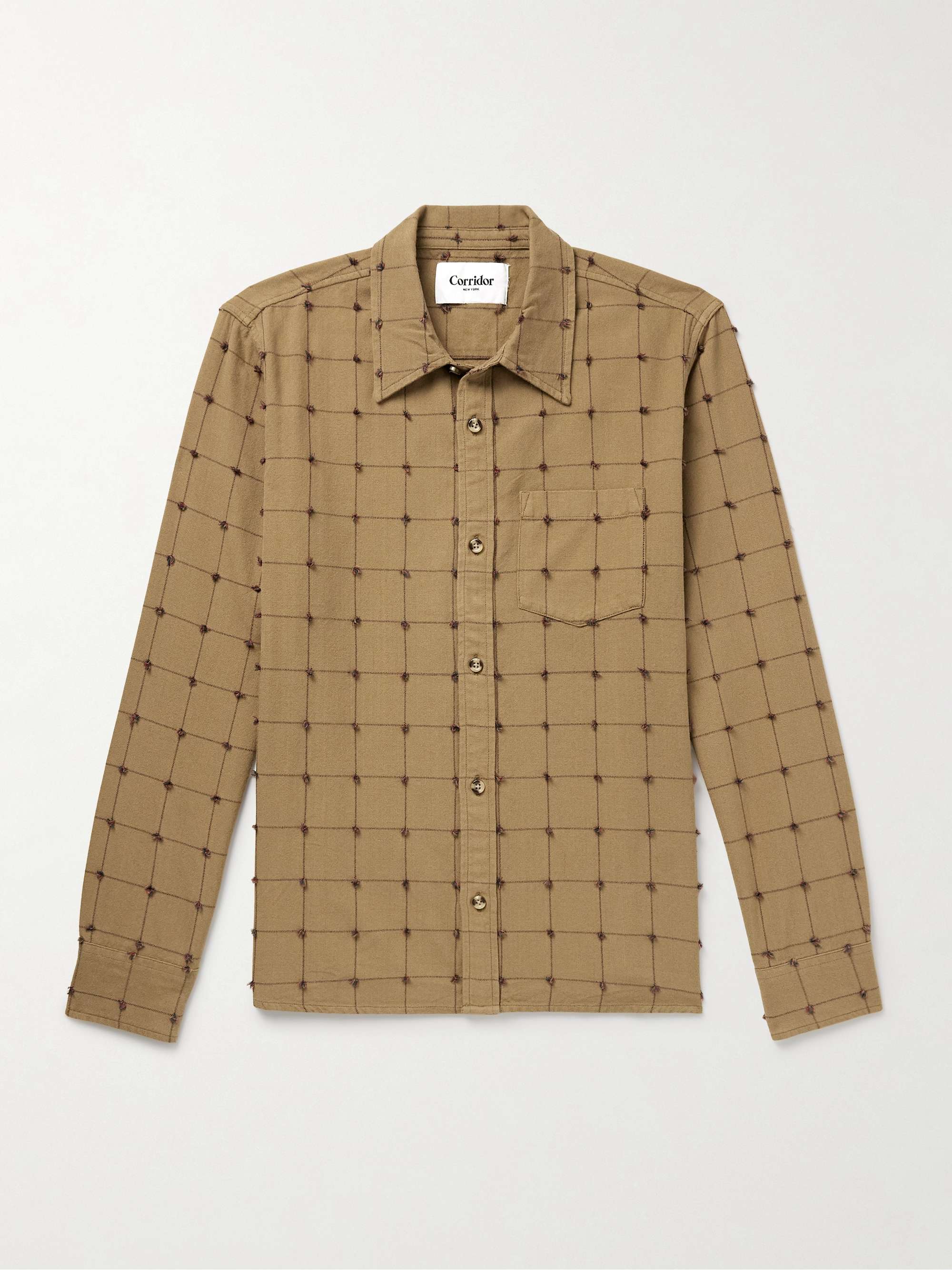 Lure Checked Fil-Coupé Cotton Shirt view