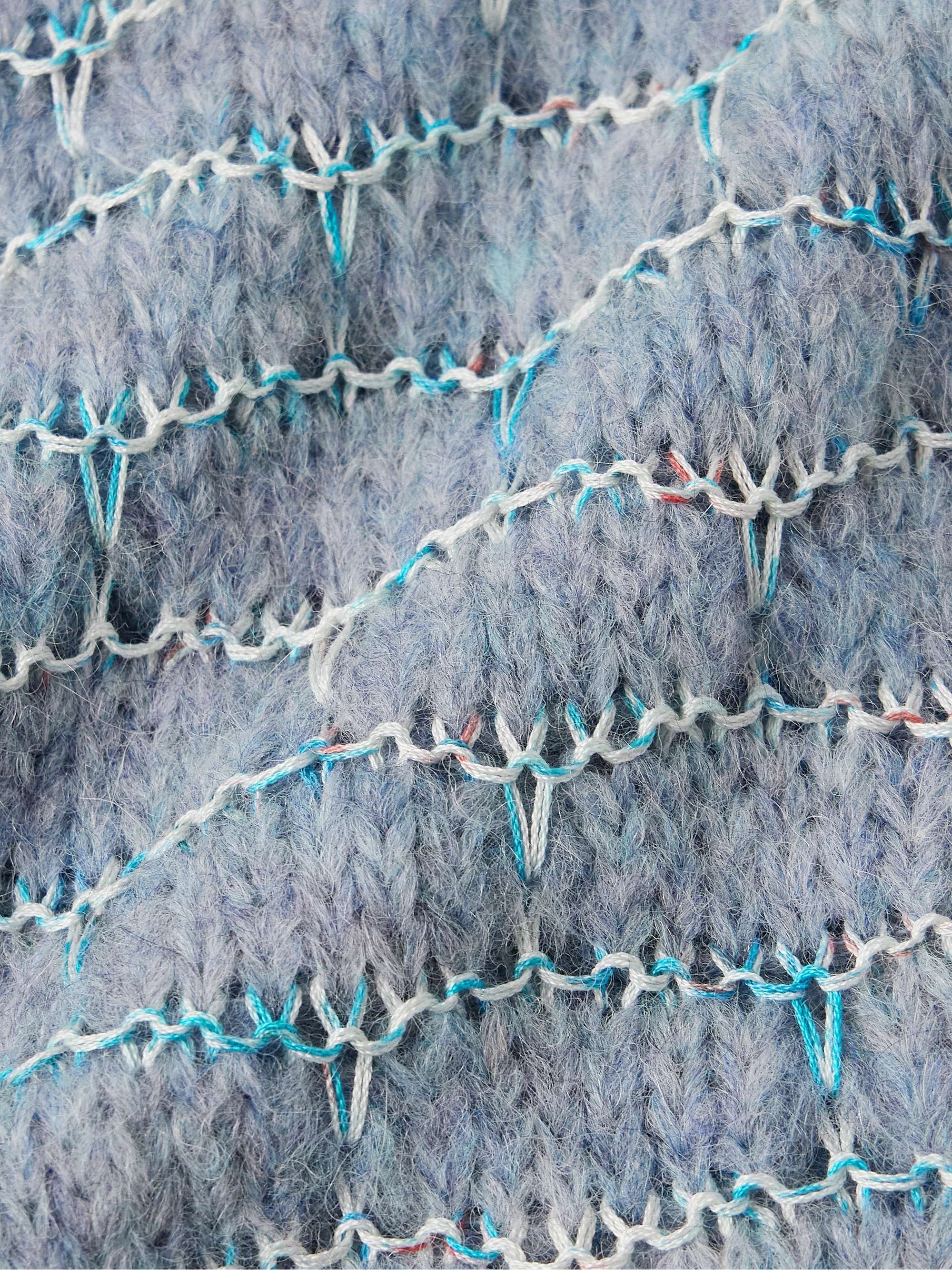 Raga Space-Dyed Open-Knit Alpaca-Blend Cardigan view