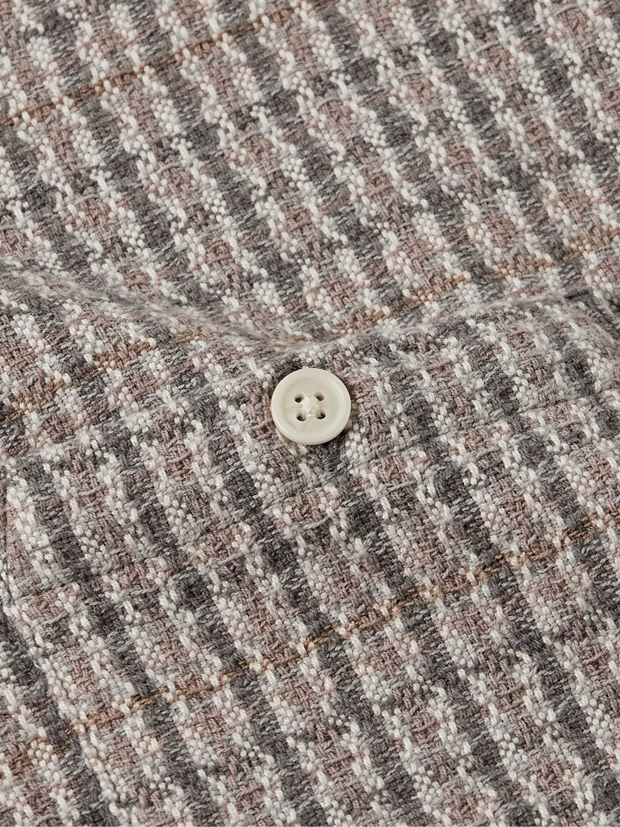 Checked Cotton-Tweed Shirt view