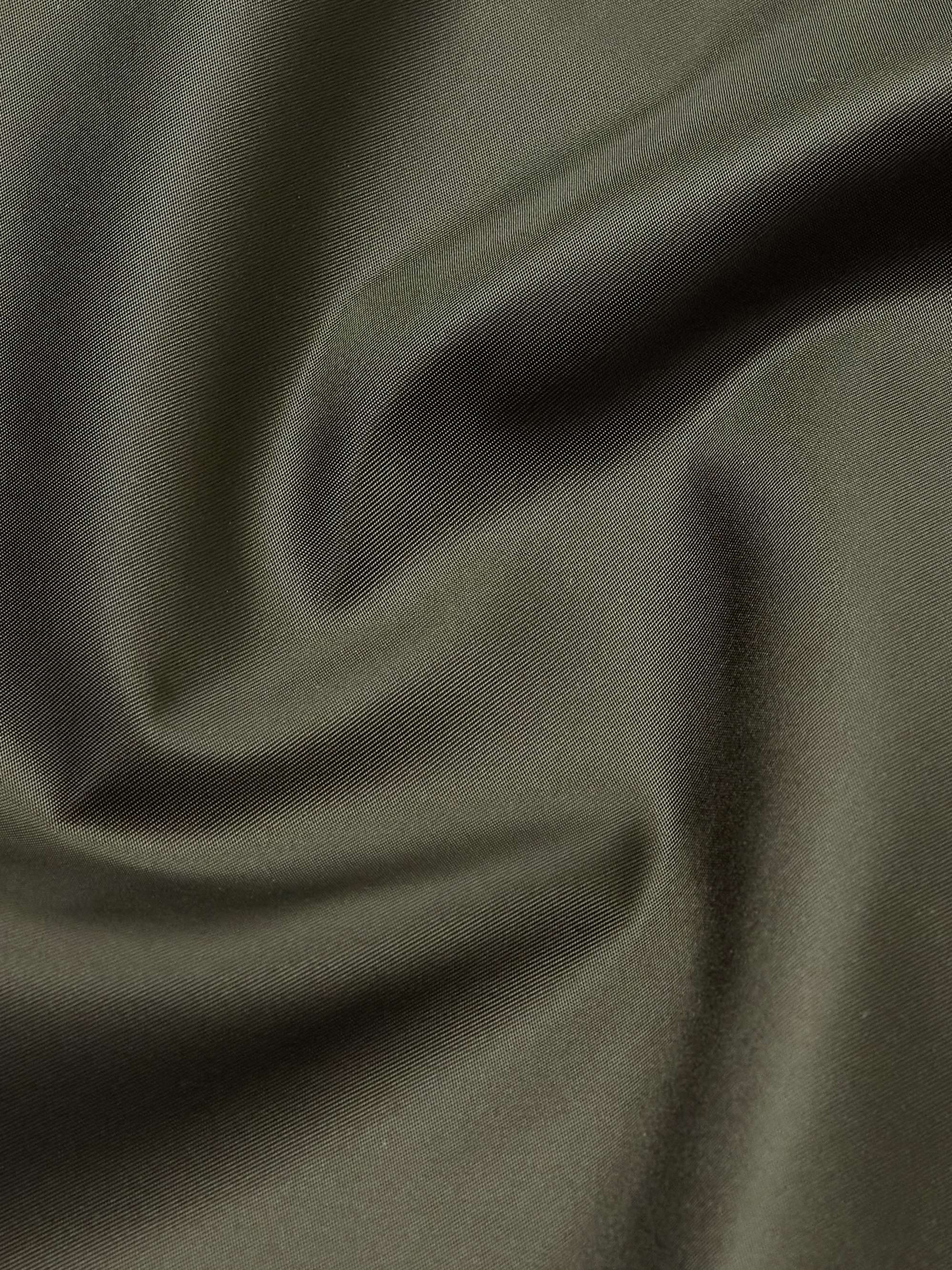 Twill Zip-Up Overshirt view