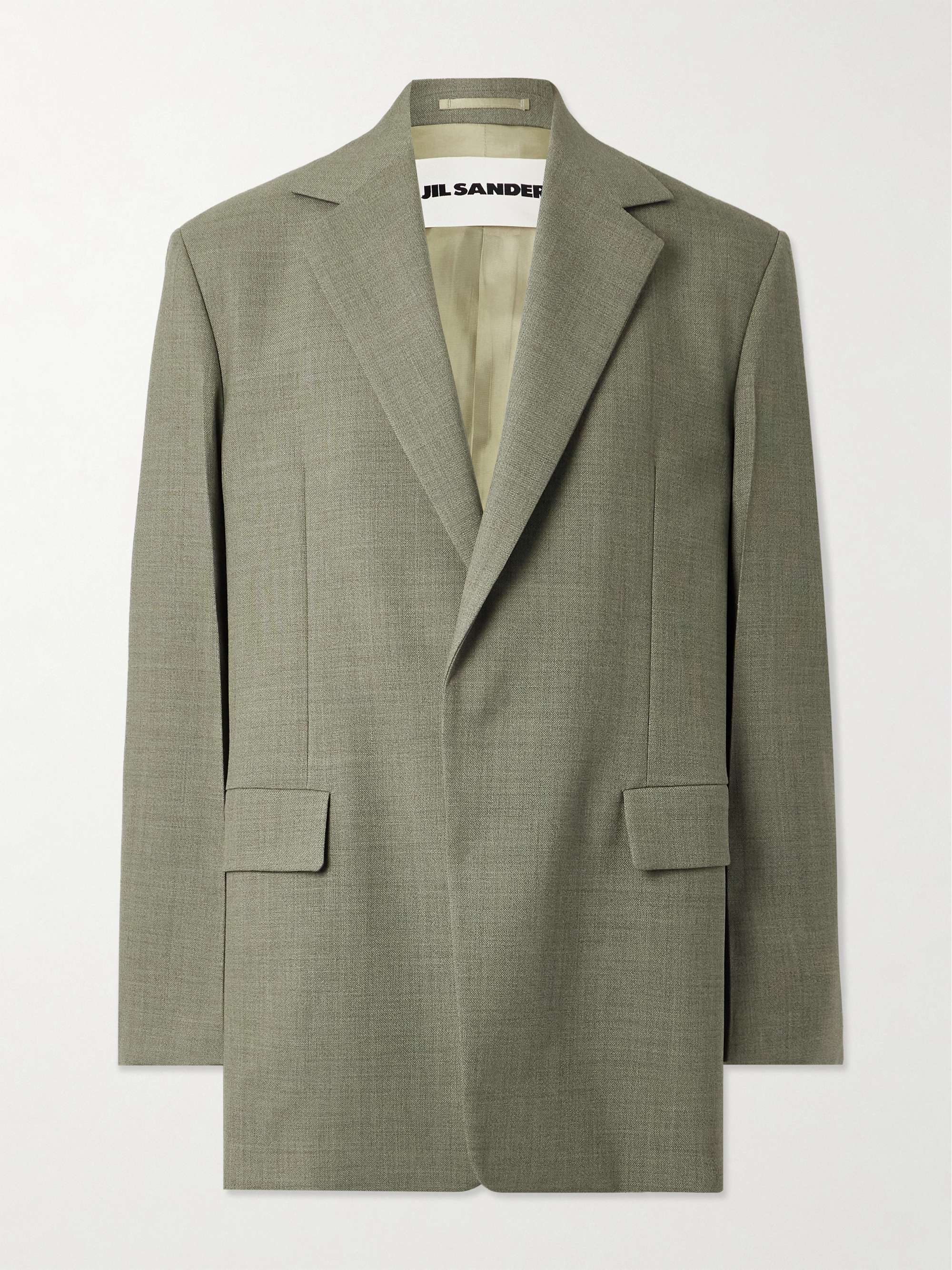 Mohair and Wool-Blend Blazer view