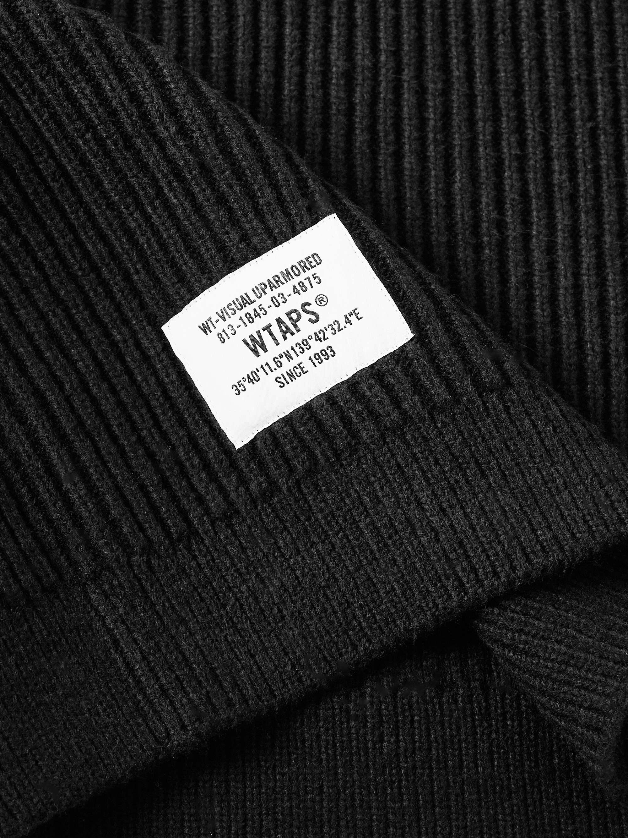 Logo-Appliquéd Ribbed-Knit Sweater view