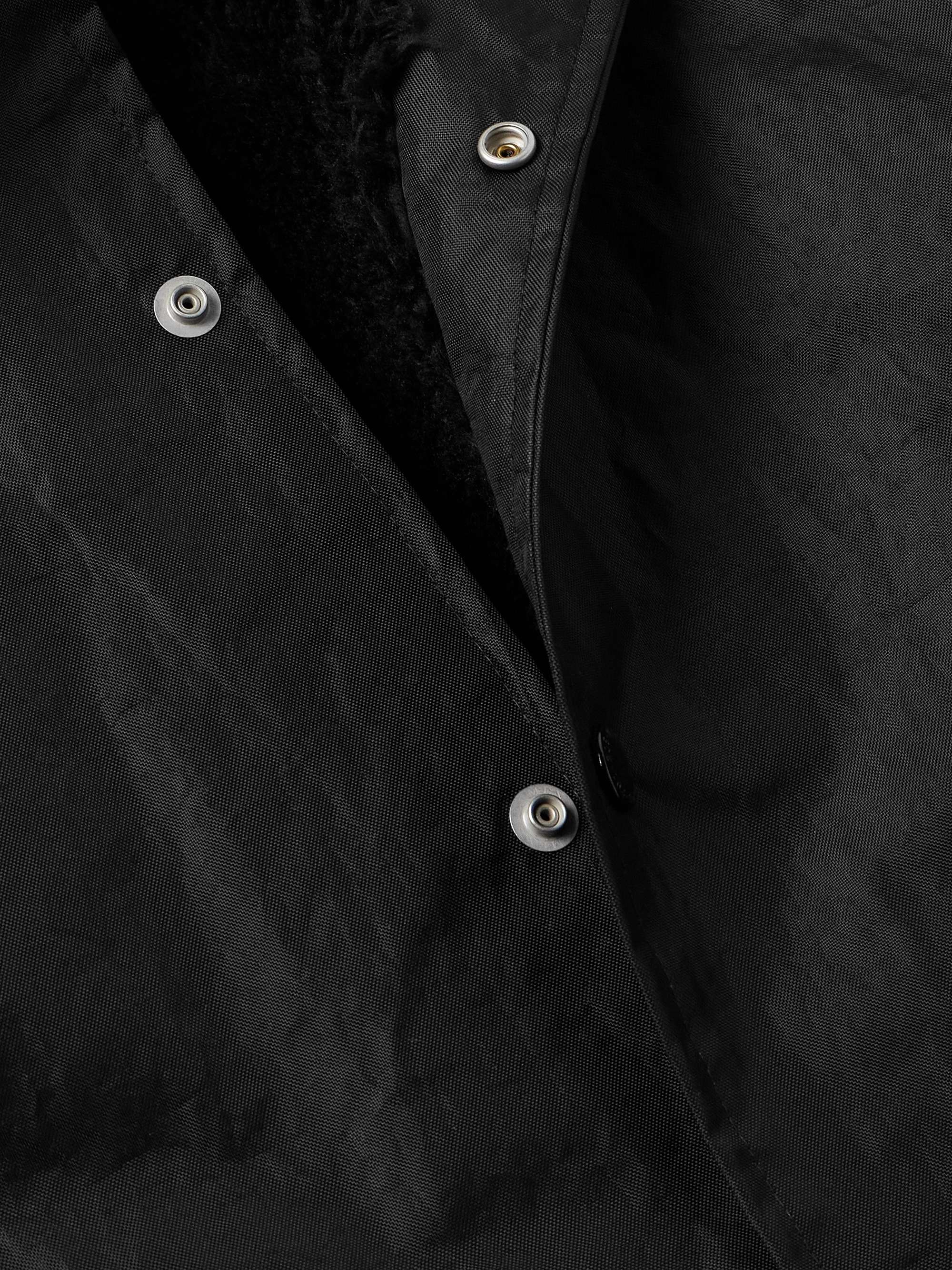 Logo-Appliquéd Padded Nylon Jacket view
