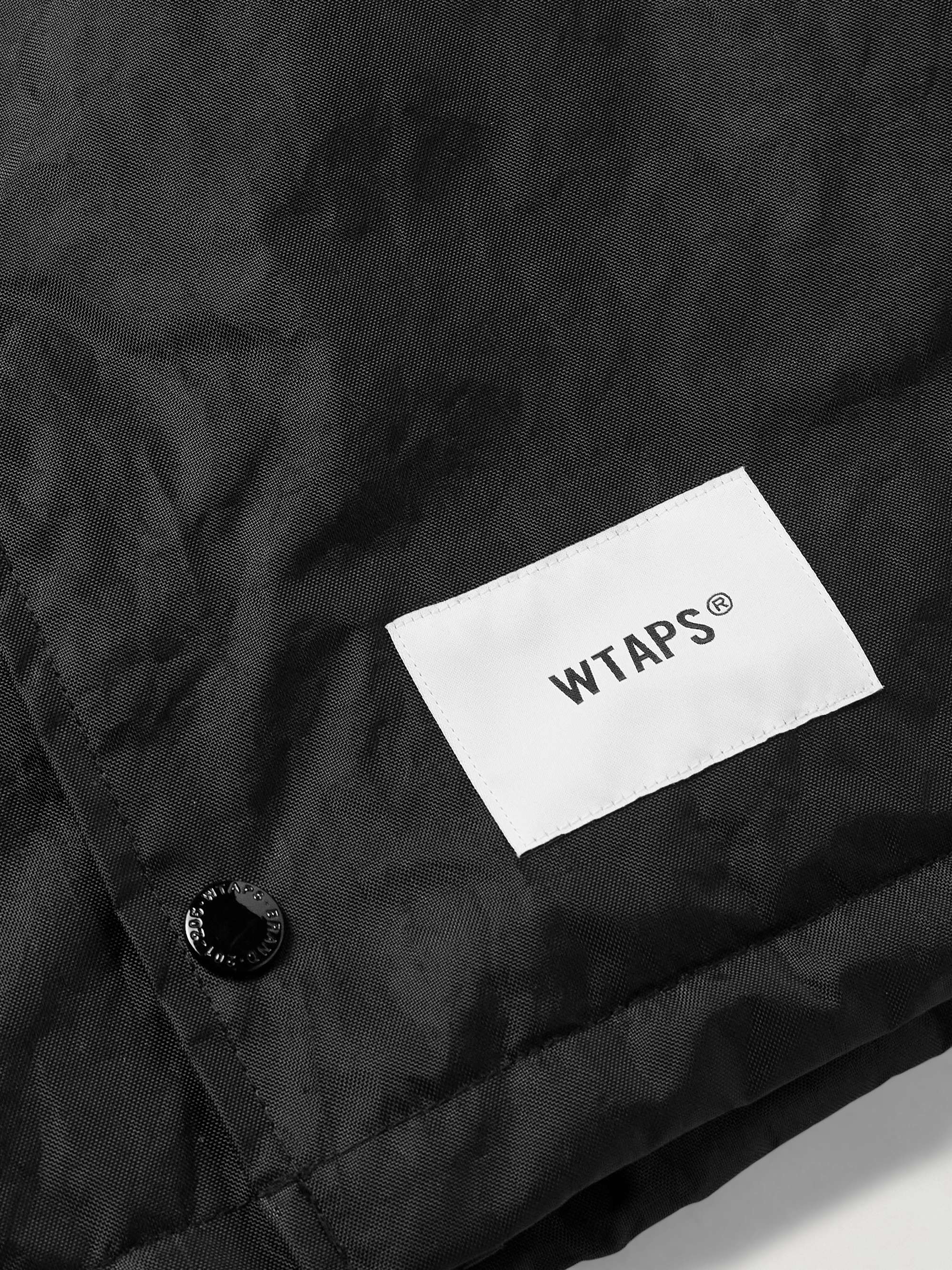 Logo-Appliquéd Padded Nylon Jacket view