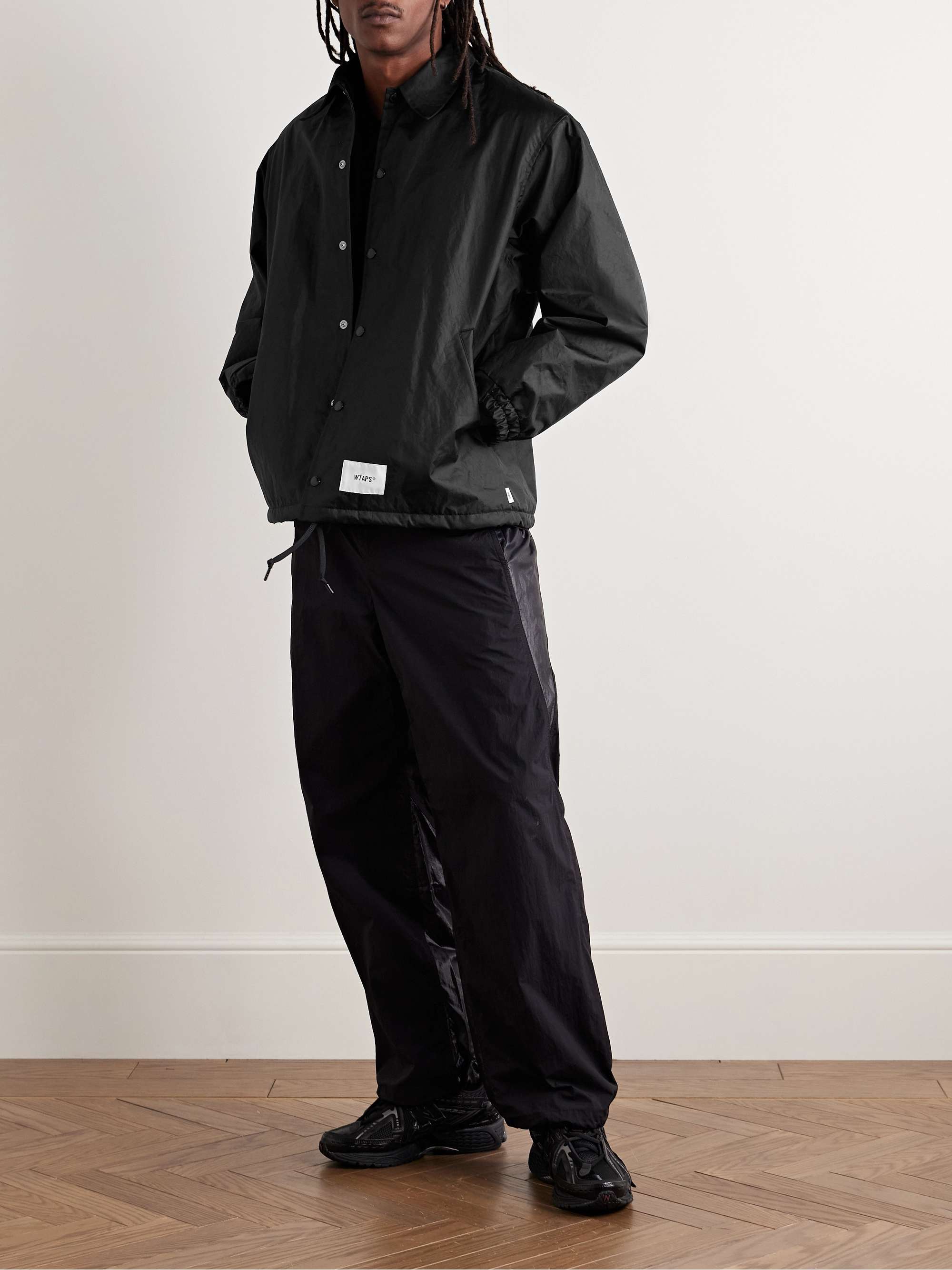 Logo-Appliquéd Padded Nylon Jacket view