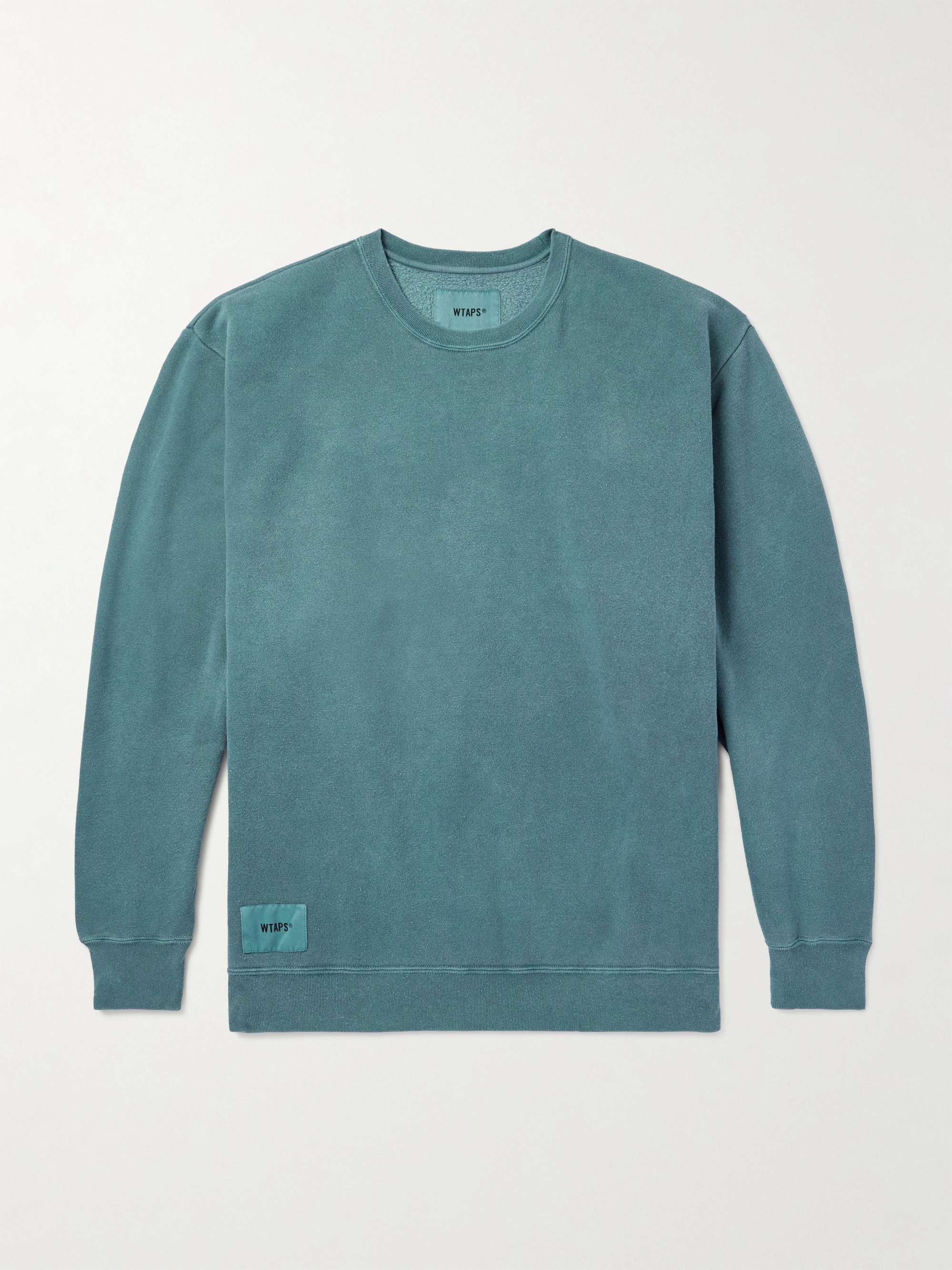 Logo-Appliquéd Embroidered Cotton-Blend Jersey Sweatshirt view