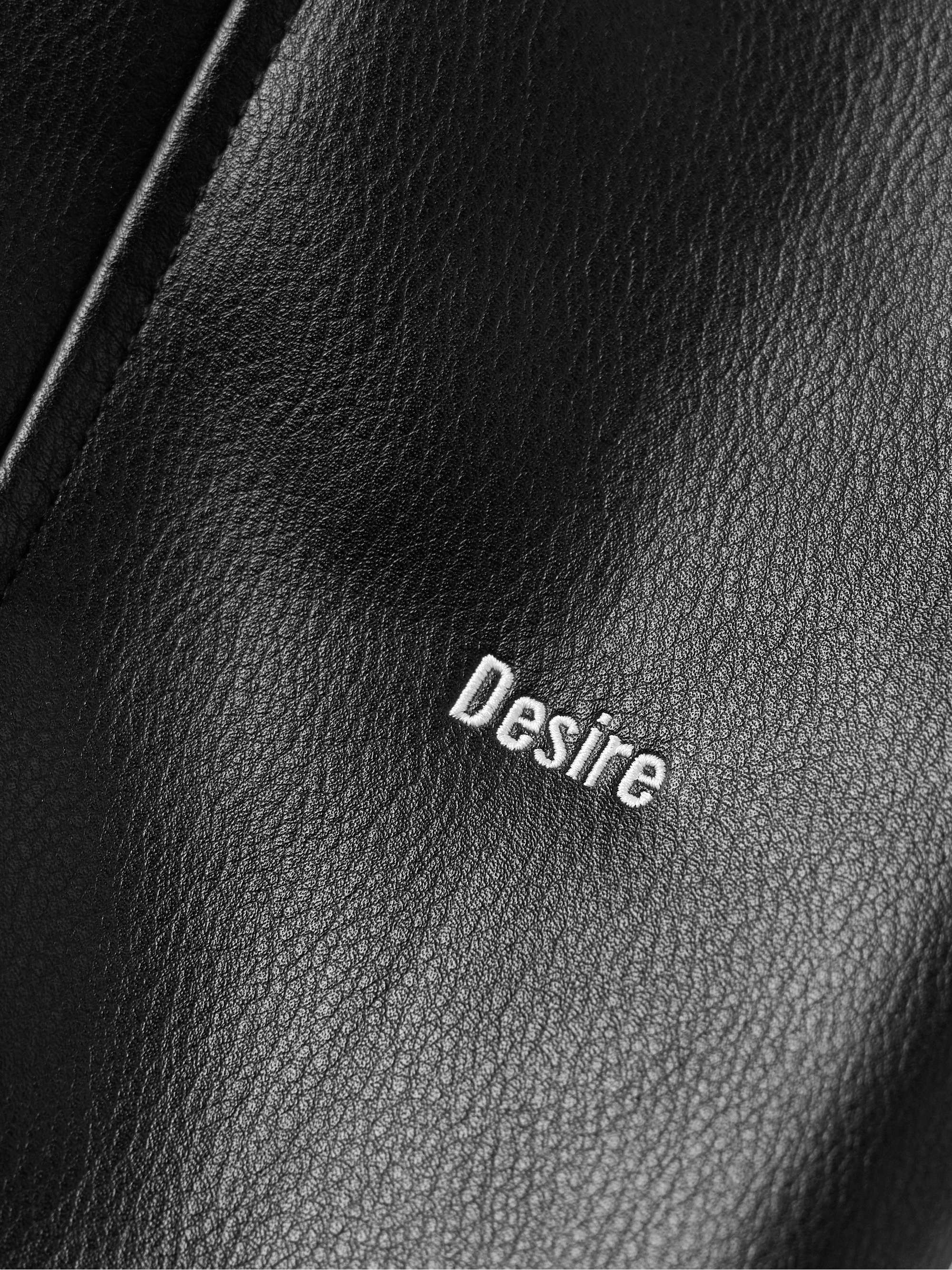 Logo-Appliquéd and Embroidered Melton Wool-Blend Felt Bomber Jacket view