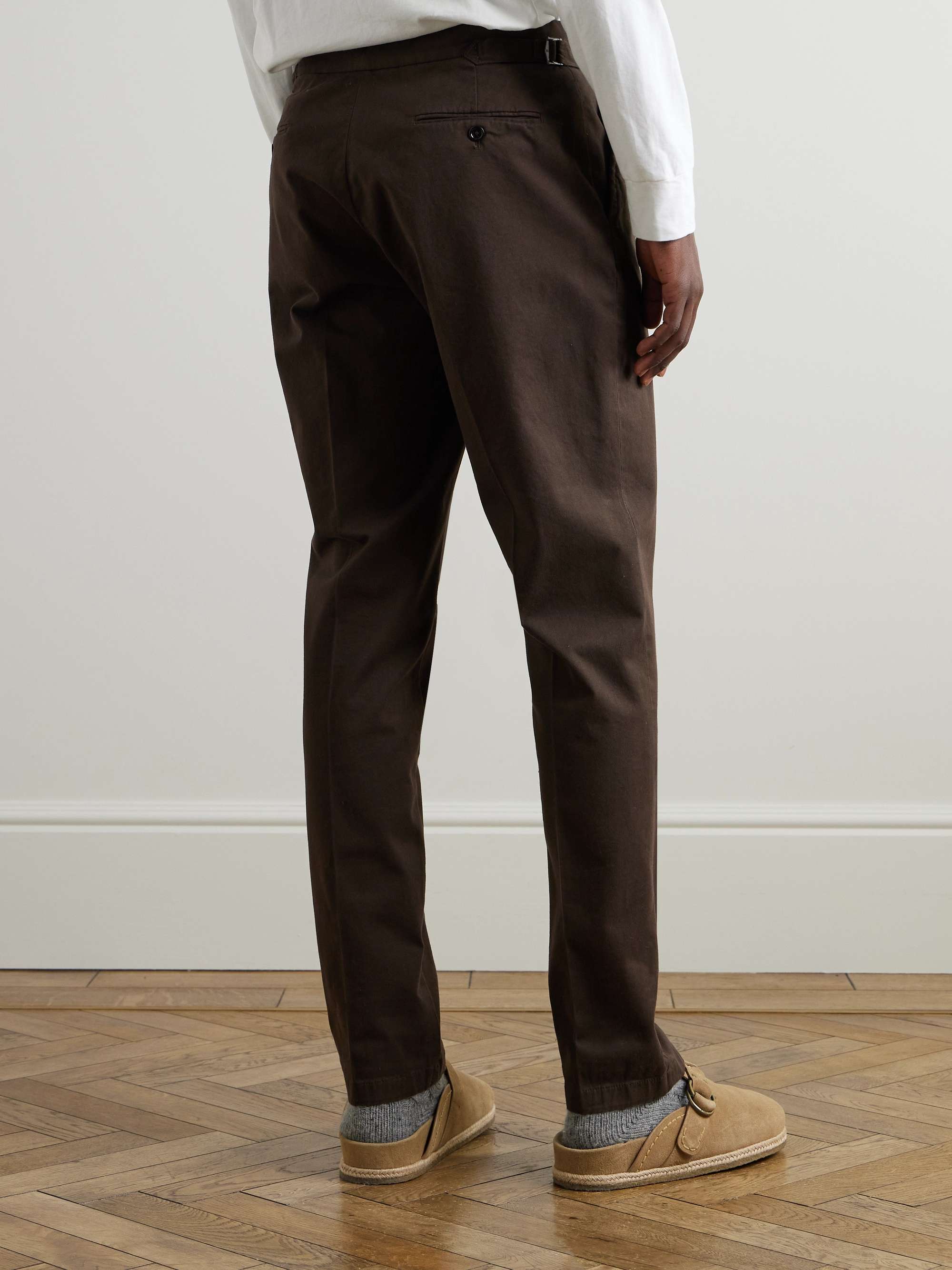 Chester Tapered Cotton-Blend Twill Suit Trousers view