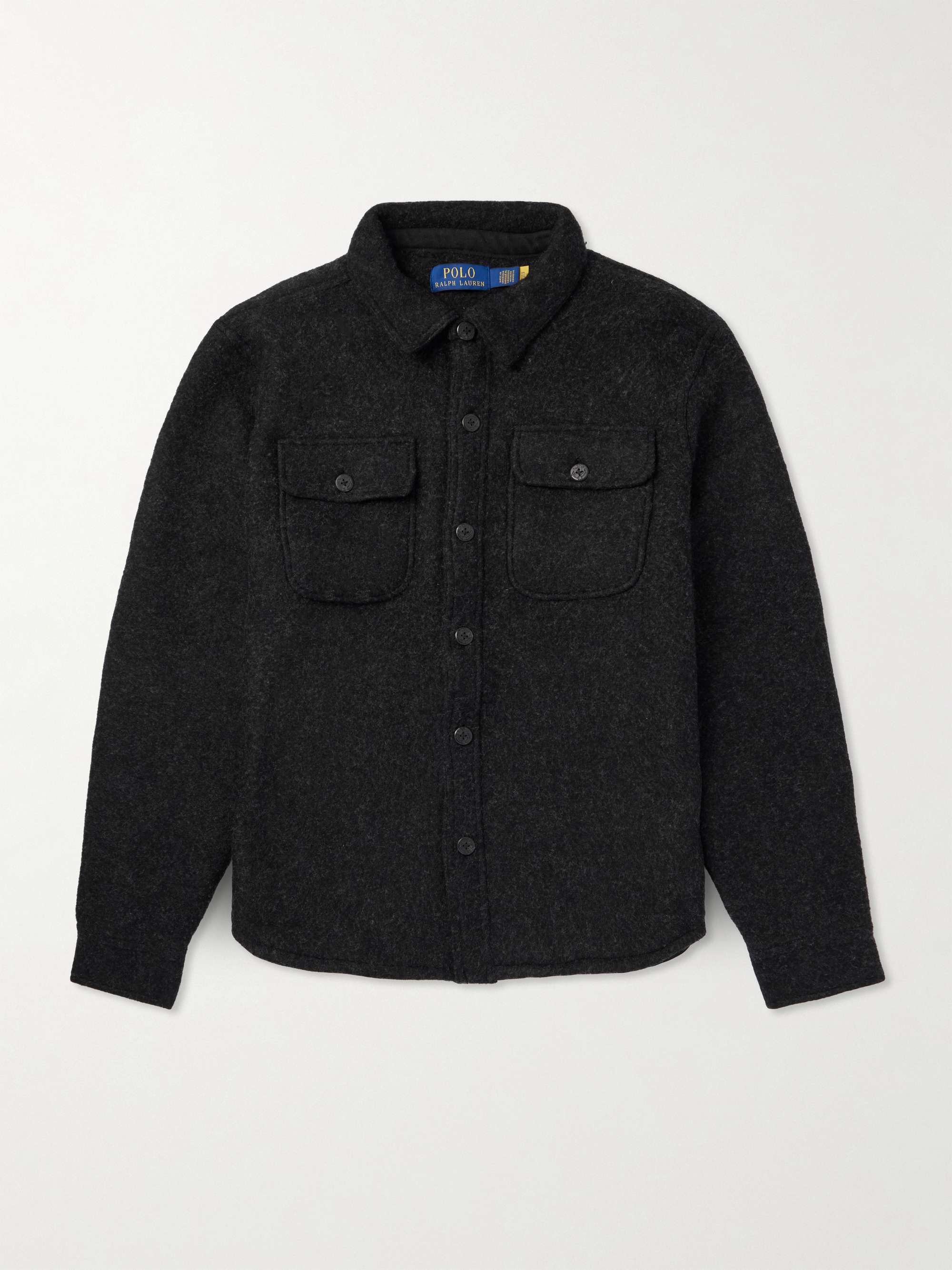 Wool-Blend Overshirt view