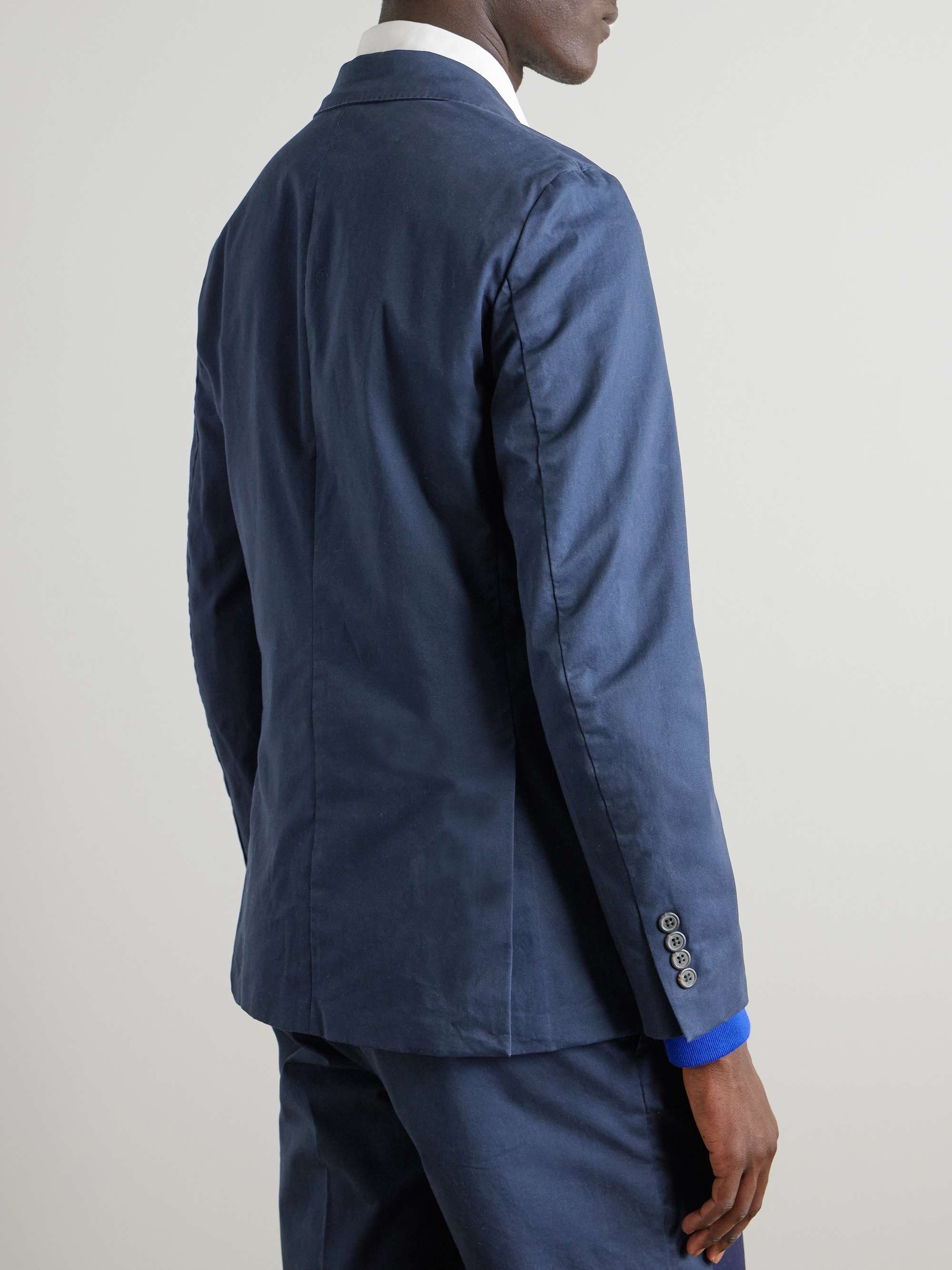 Cotton-Blend Twill Suit Jacket view