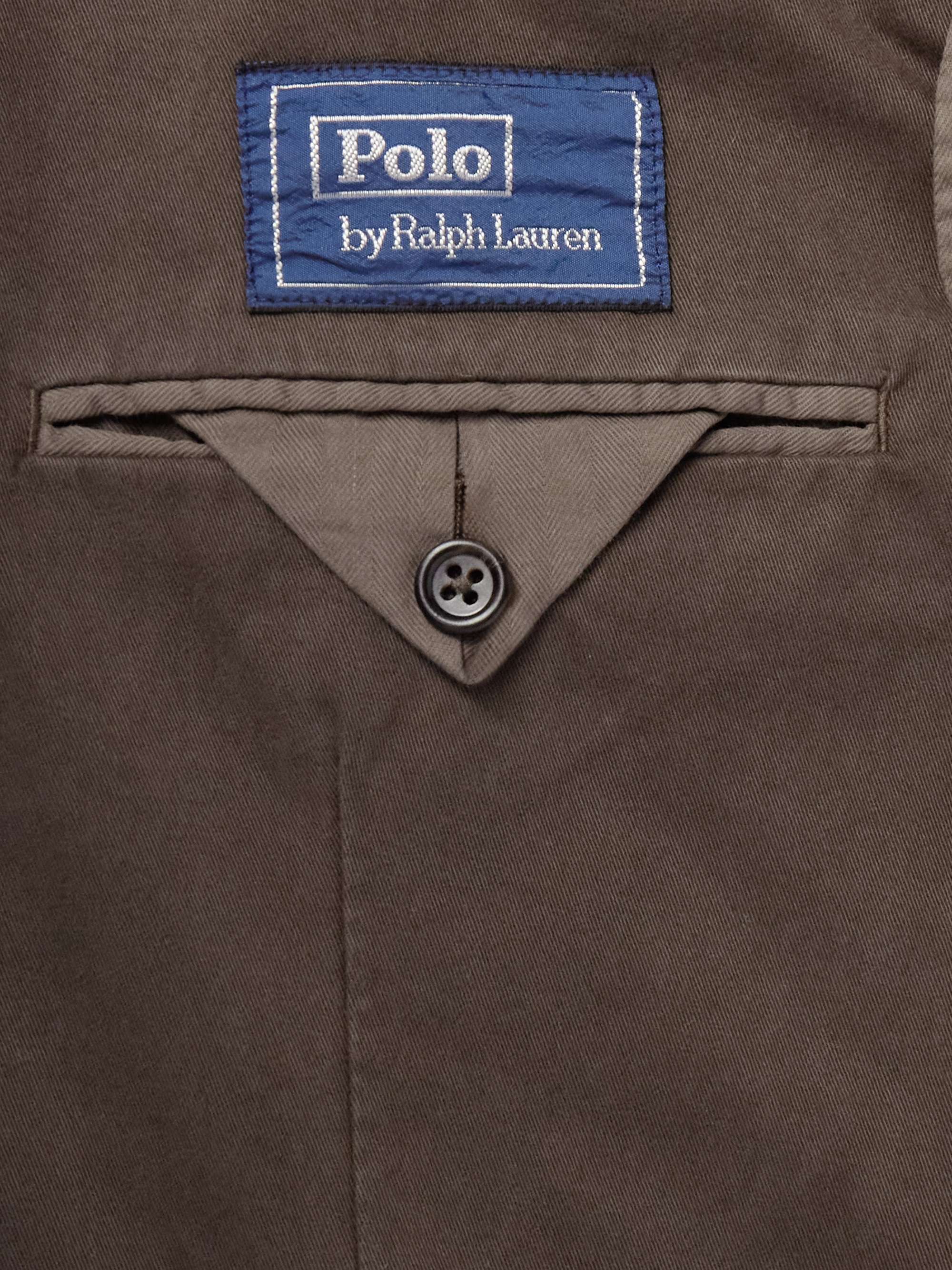 Cotton-Blend Twill Blazer view