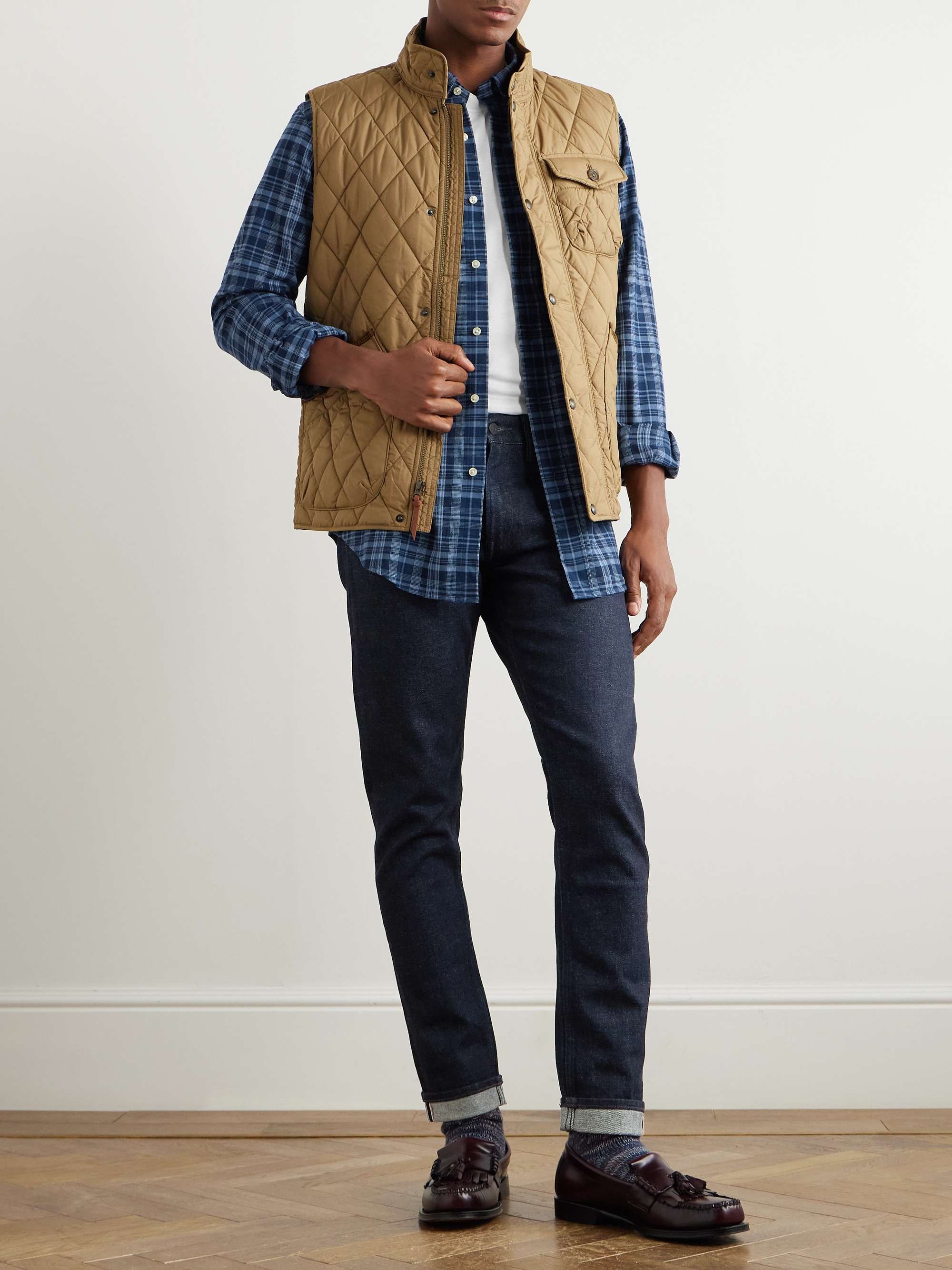 Parkside Active Slim-Fit Tapered Selvedge Jeans view