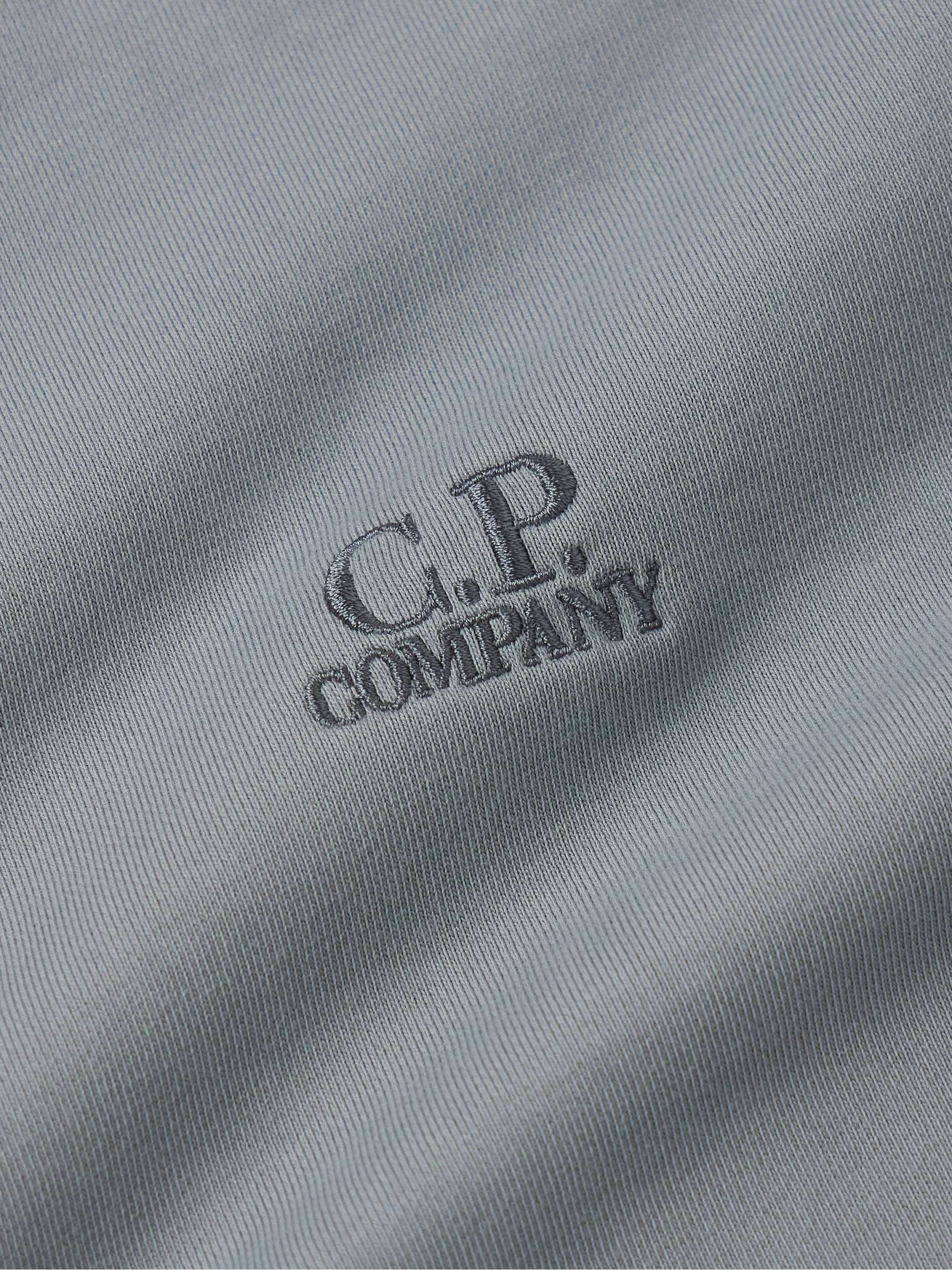 Logo-Embroidered Brushed Cotton-Jersey Sweatshirt view