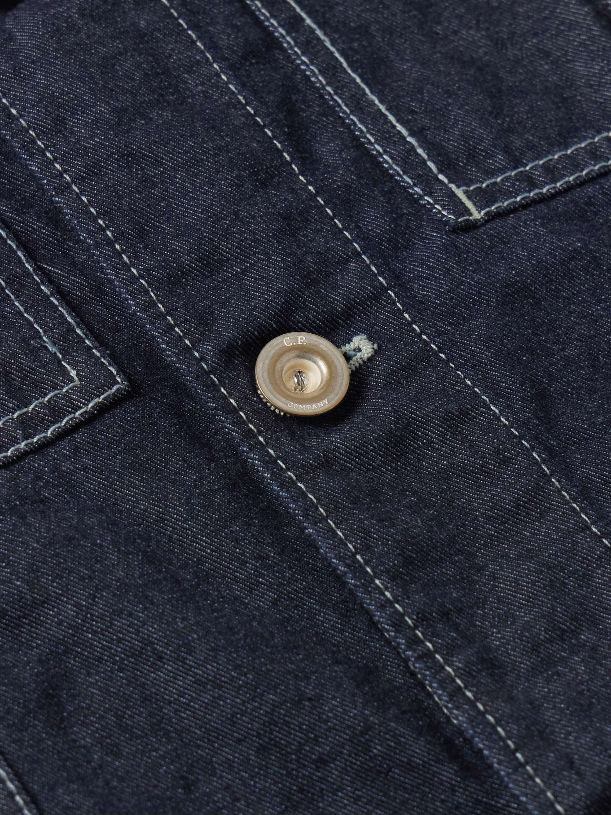 Logo-Appliquéd Denim Chore Jacket view