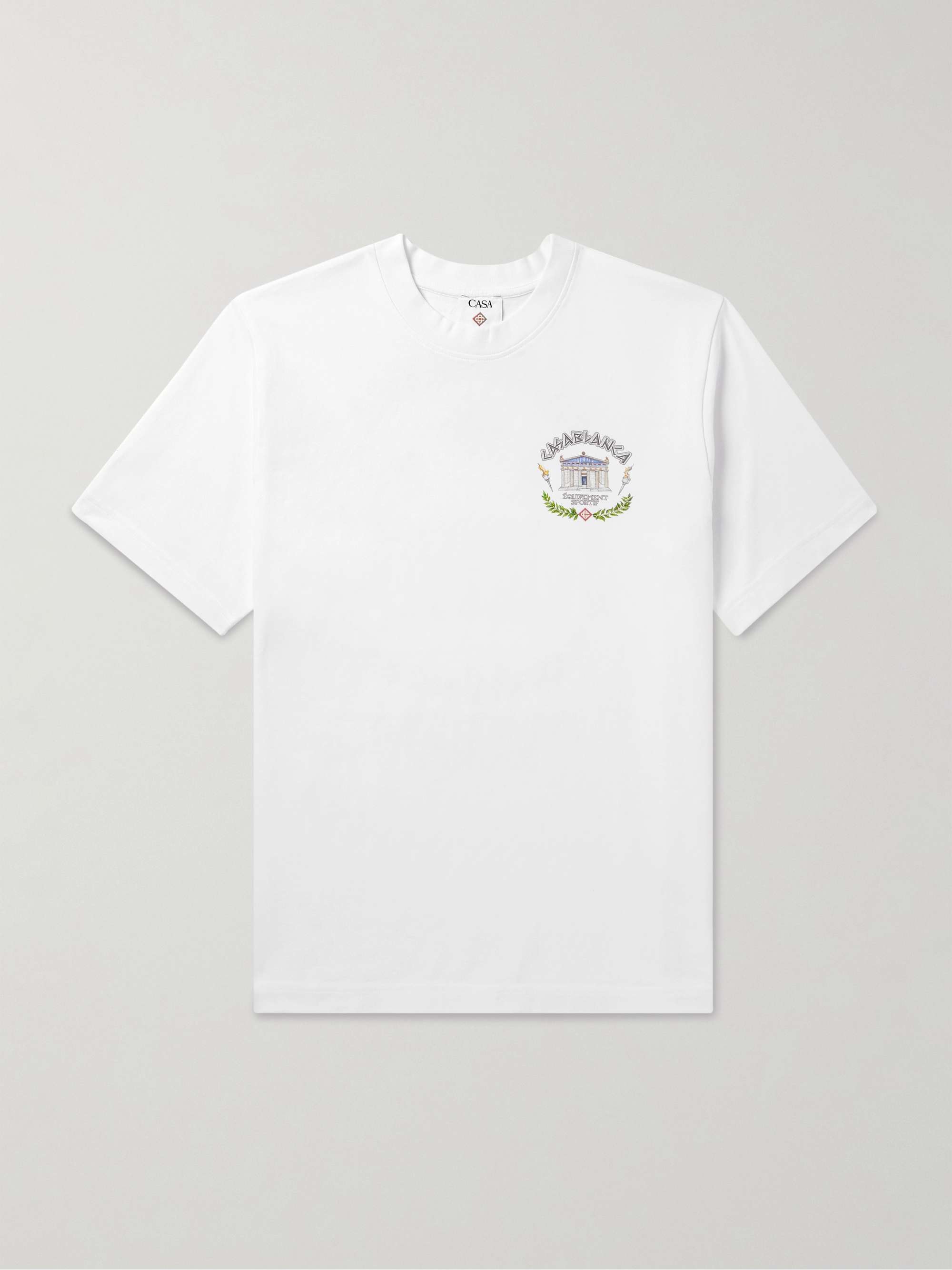 Le Temple Du Sport Printed Organic Cotton-Jersey T-Shirt view