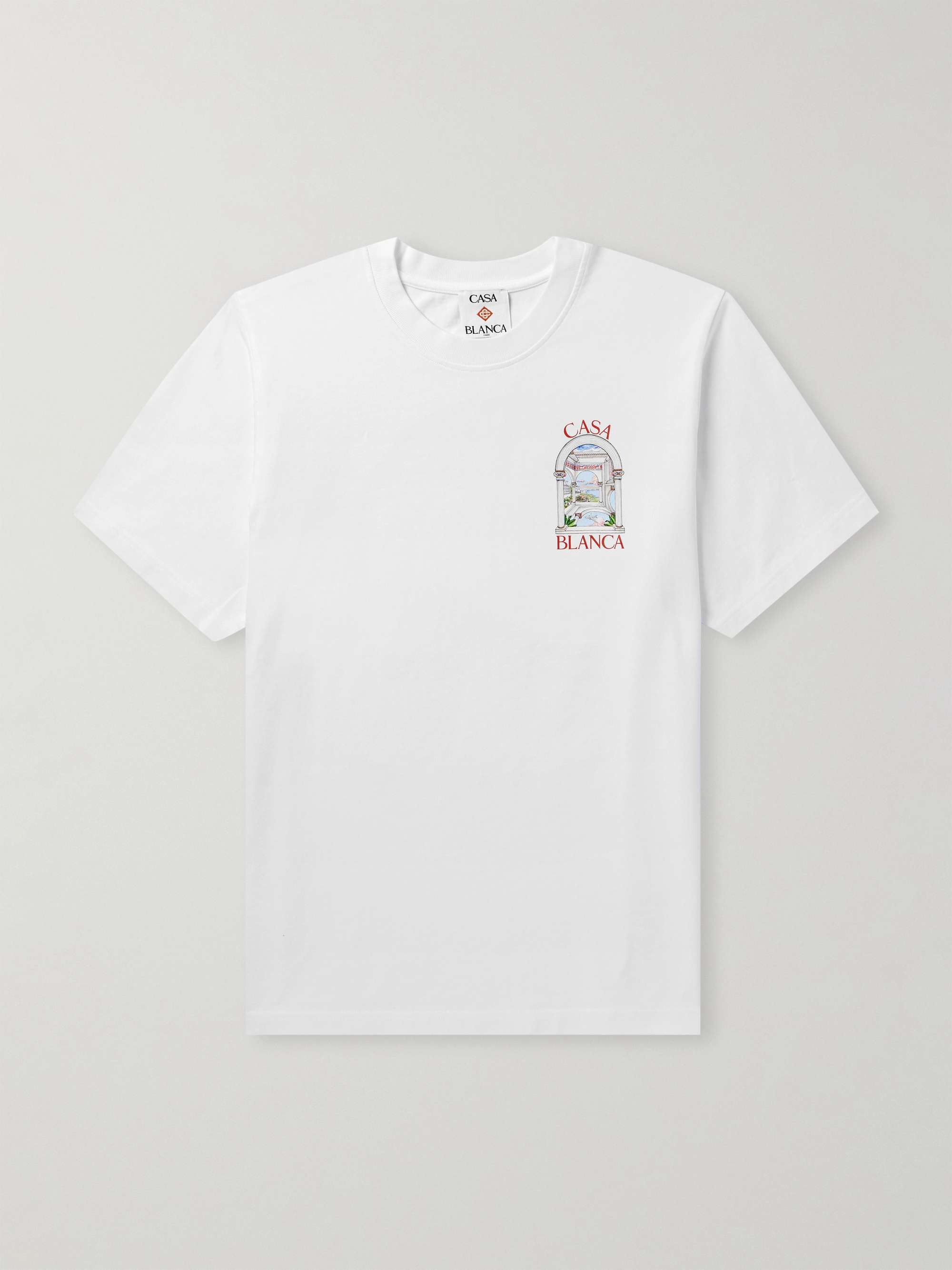 Le Passage Printed Organic Cotton-Jersey T-Shirt view