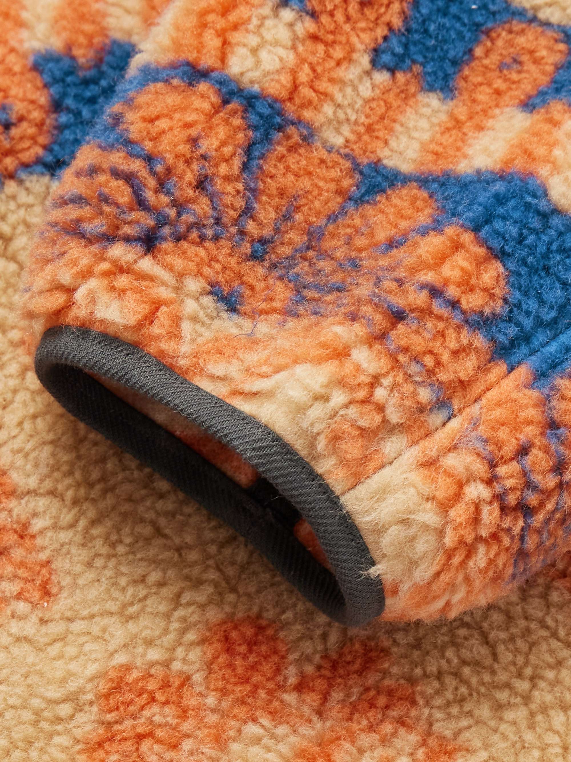 Bryn Wool-Blend Fleece-Jacquard Jacket view