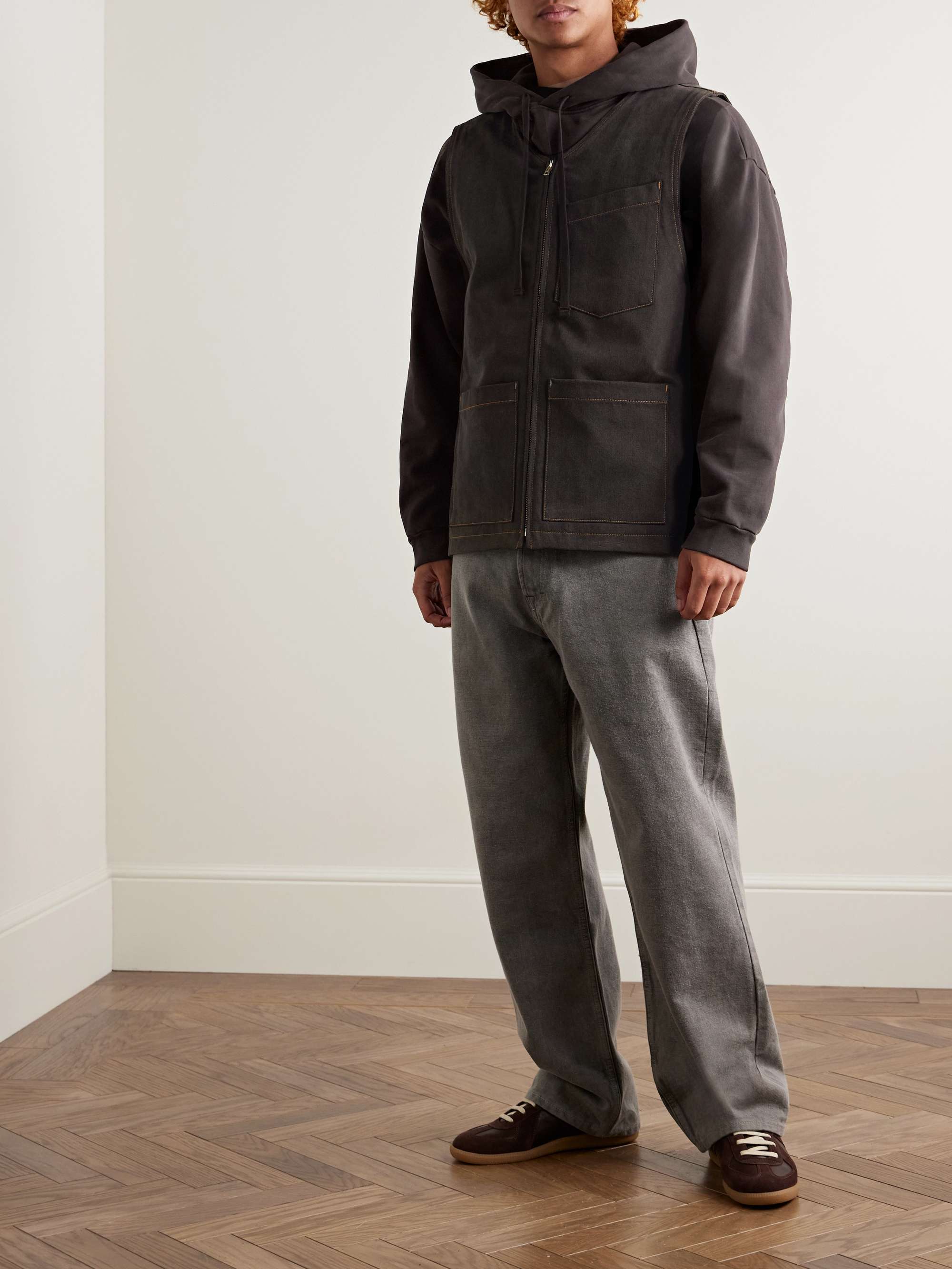Ogden Denim Gilet view