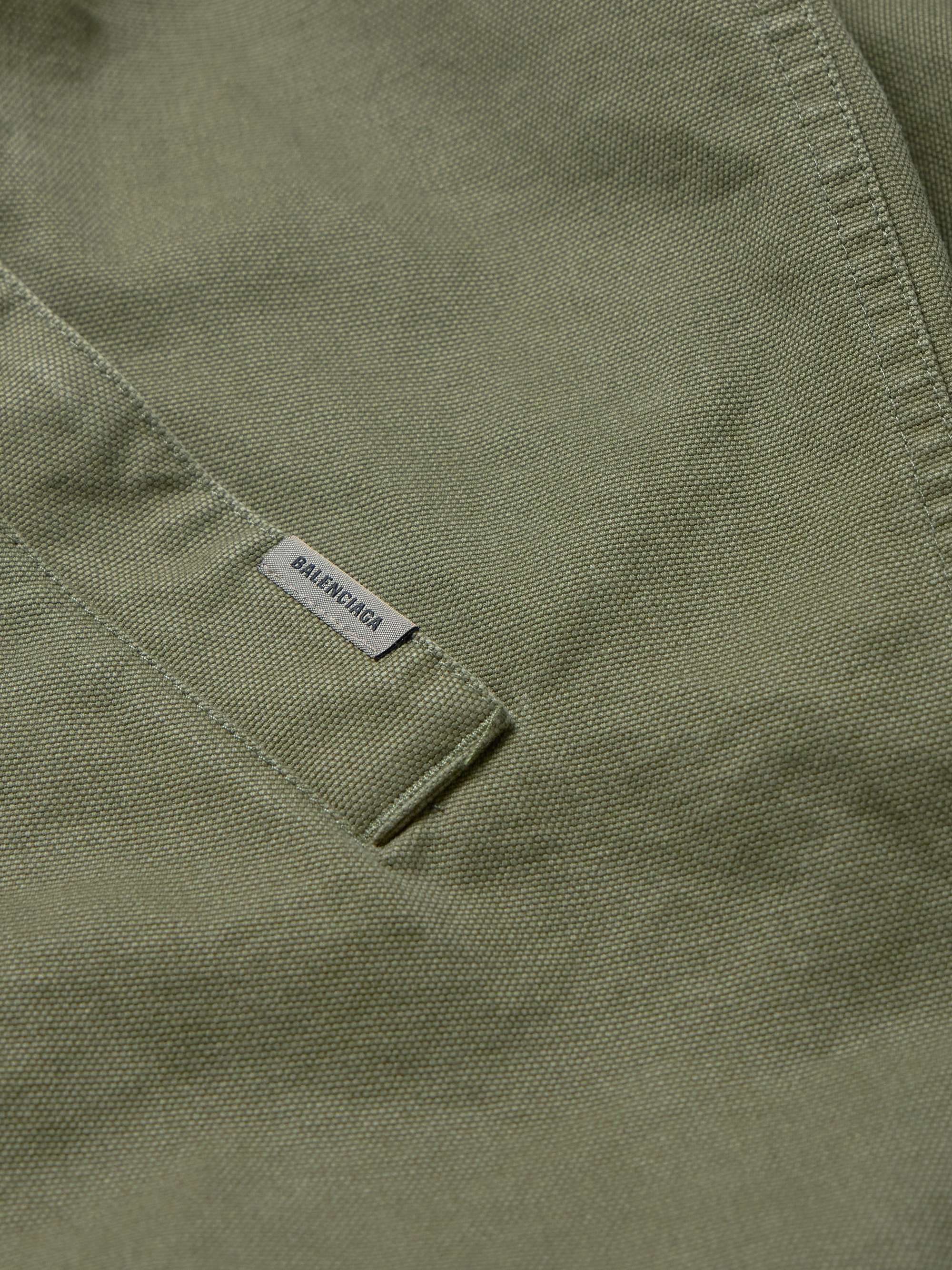 Cotton-Canvas Hooded Jacket view