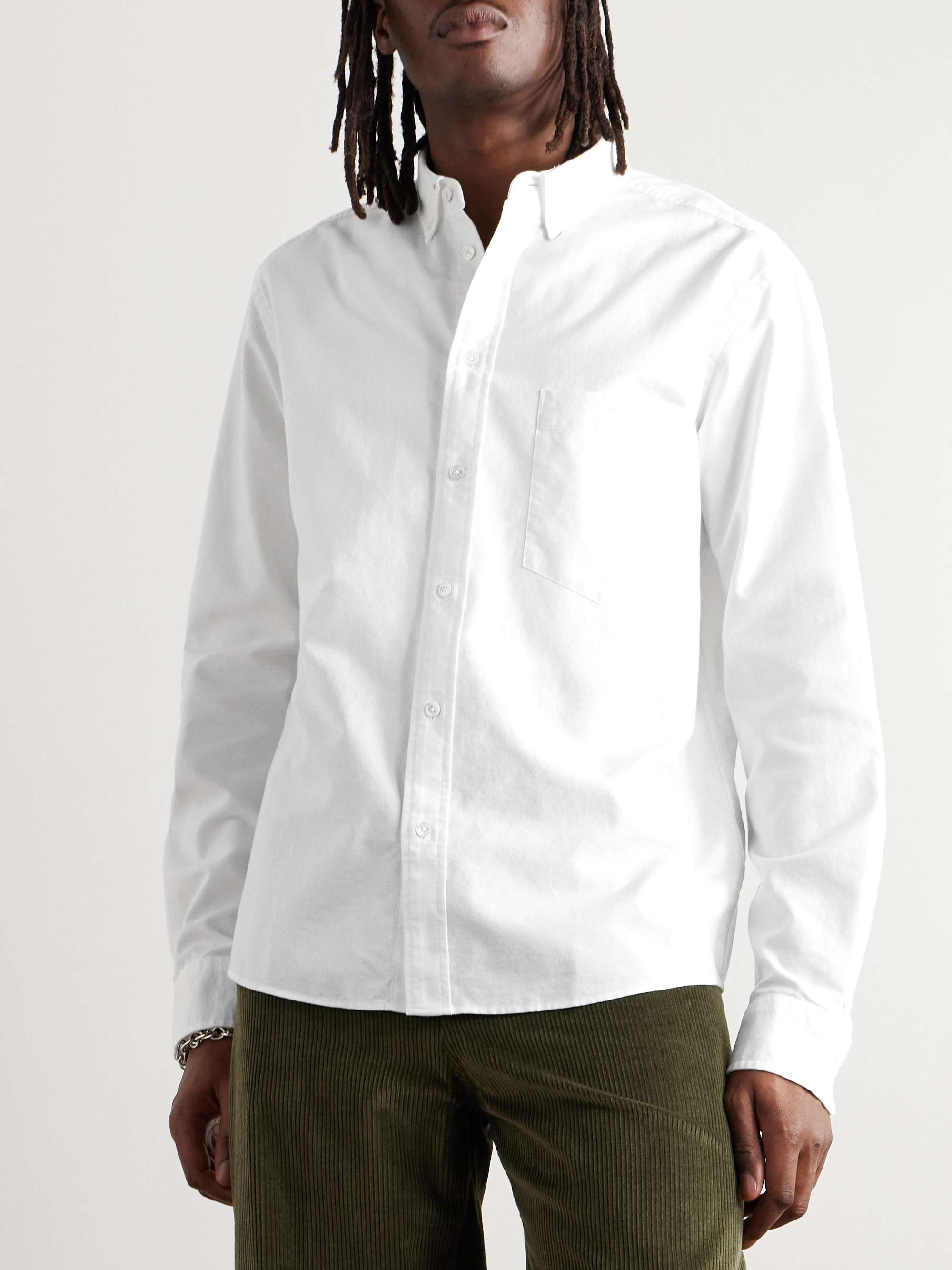 Jasolo Logo-Embroidered Cotton Shirt view