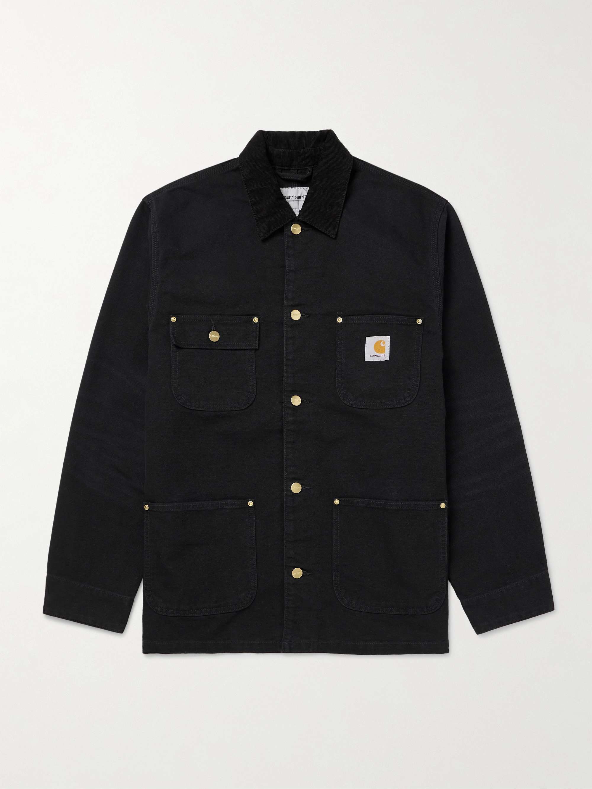 OG Corduroy-Trimmed Cotton-Canvas Chore Jacket view