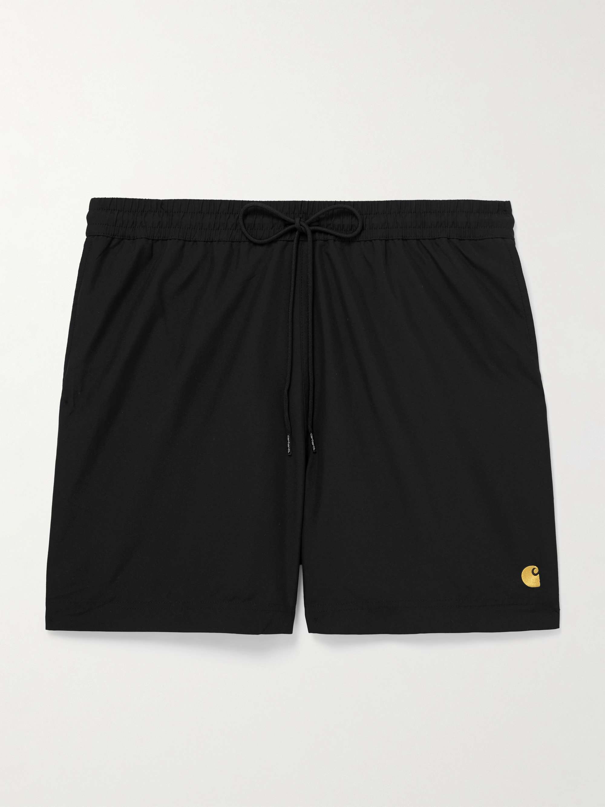 Chase Straight-Leg Mid-Length Logo-Embroidered Swim Shorts view