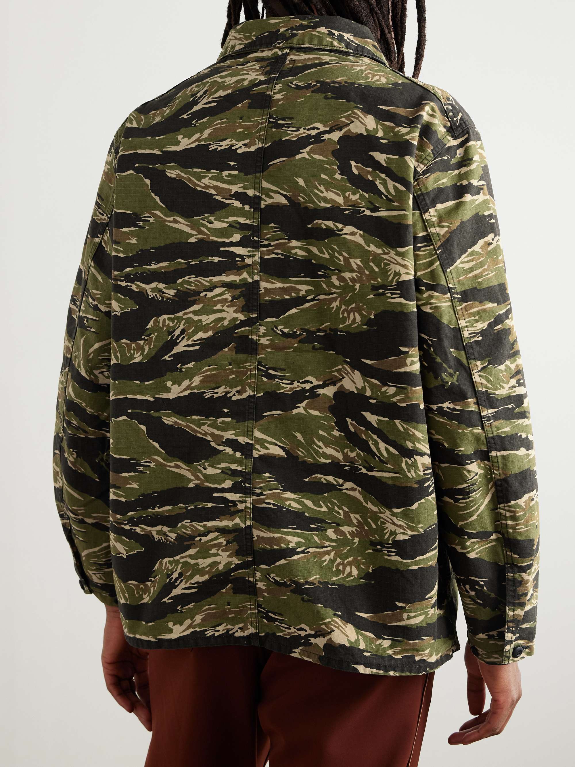 D.N. Coverall Camouflage-Print Cotton-Ripstop Chore Jacket view