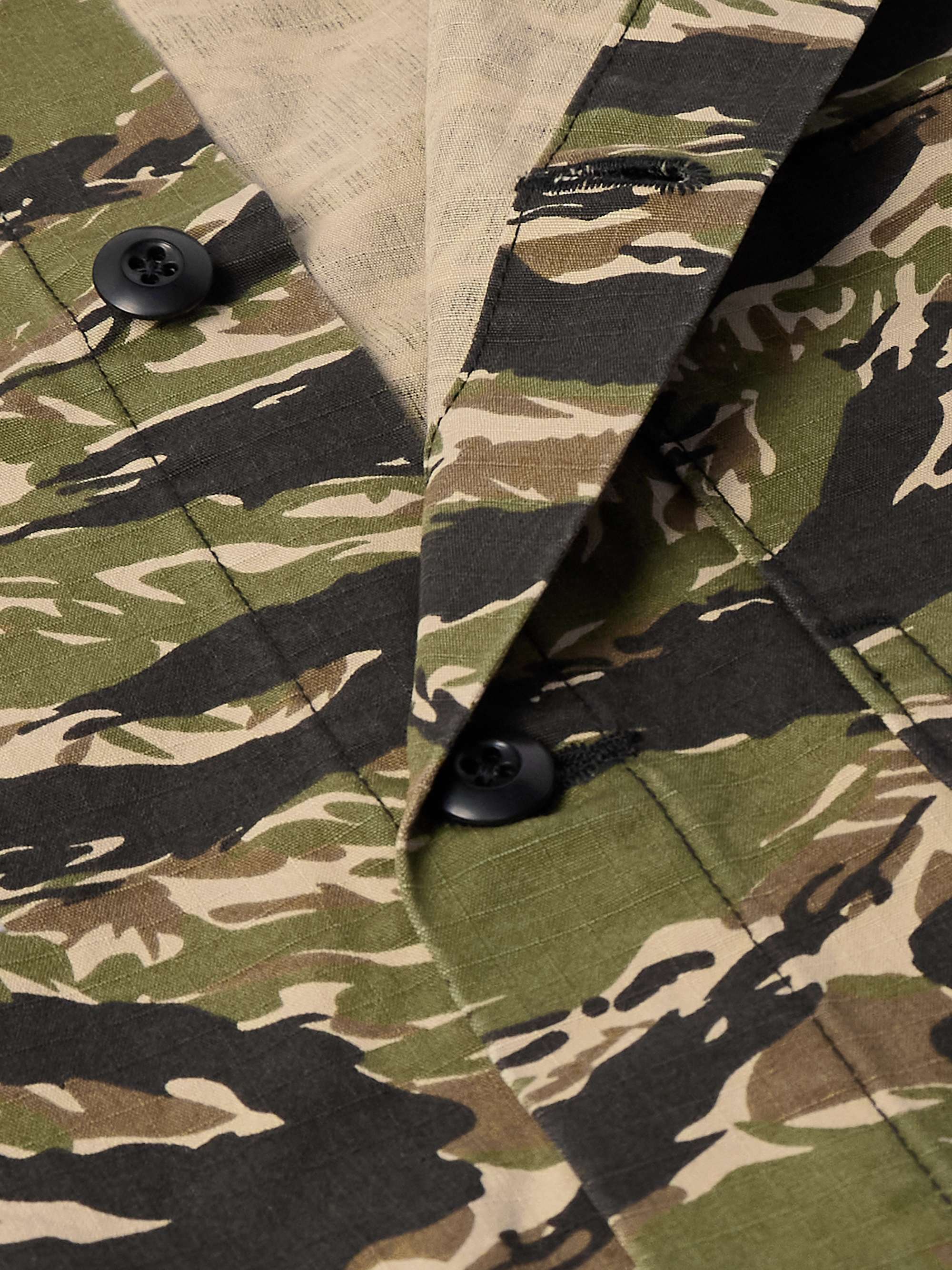 D.N. Coverall Camouflage-Print Cotton-Ripstop Chore Jacket view