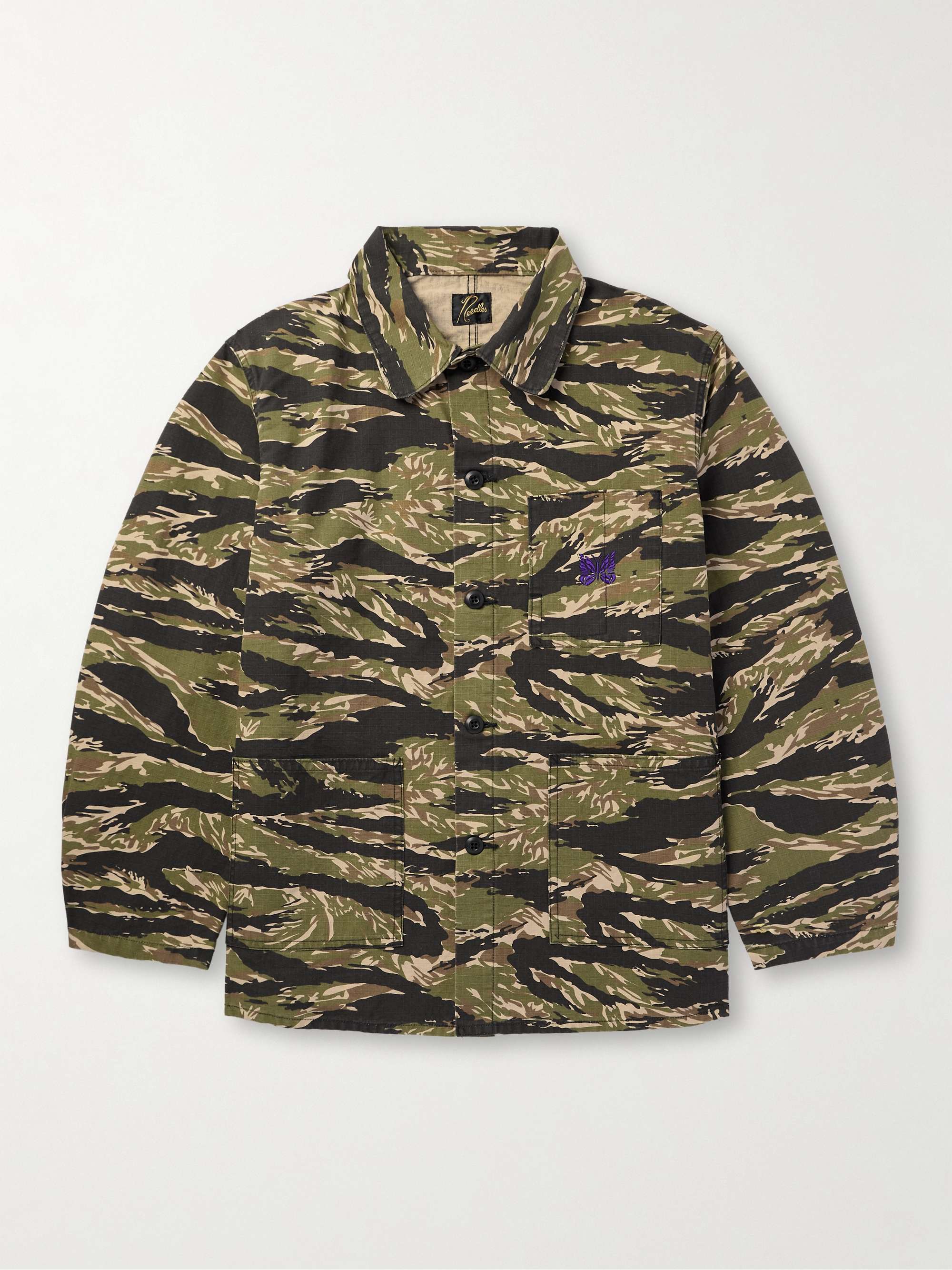 D.N. Coverall Camouflage-Print Cotton-Ripstop Chore Jacket view