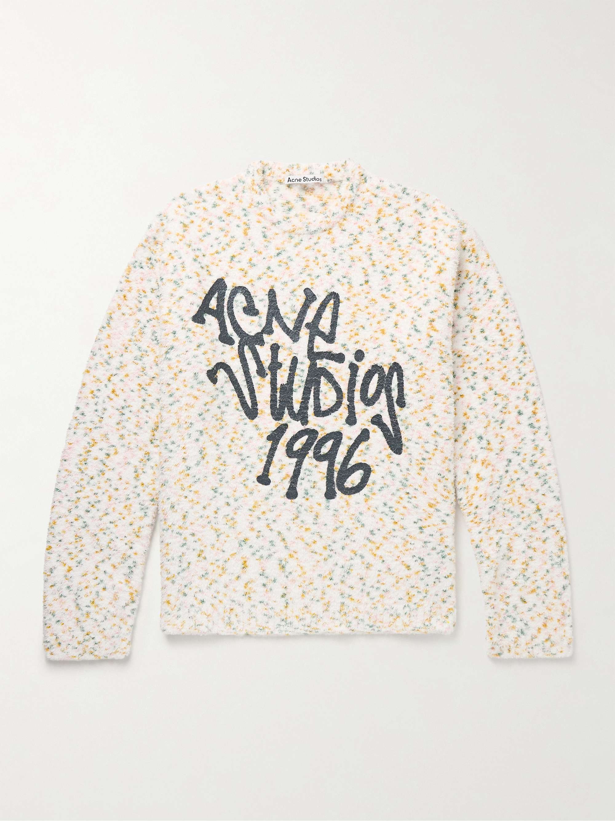 Konfetti Logo-Print Chenille Sweater view