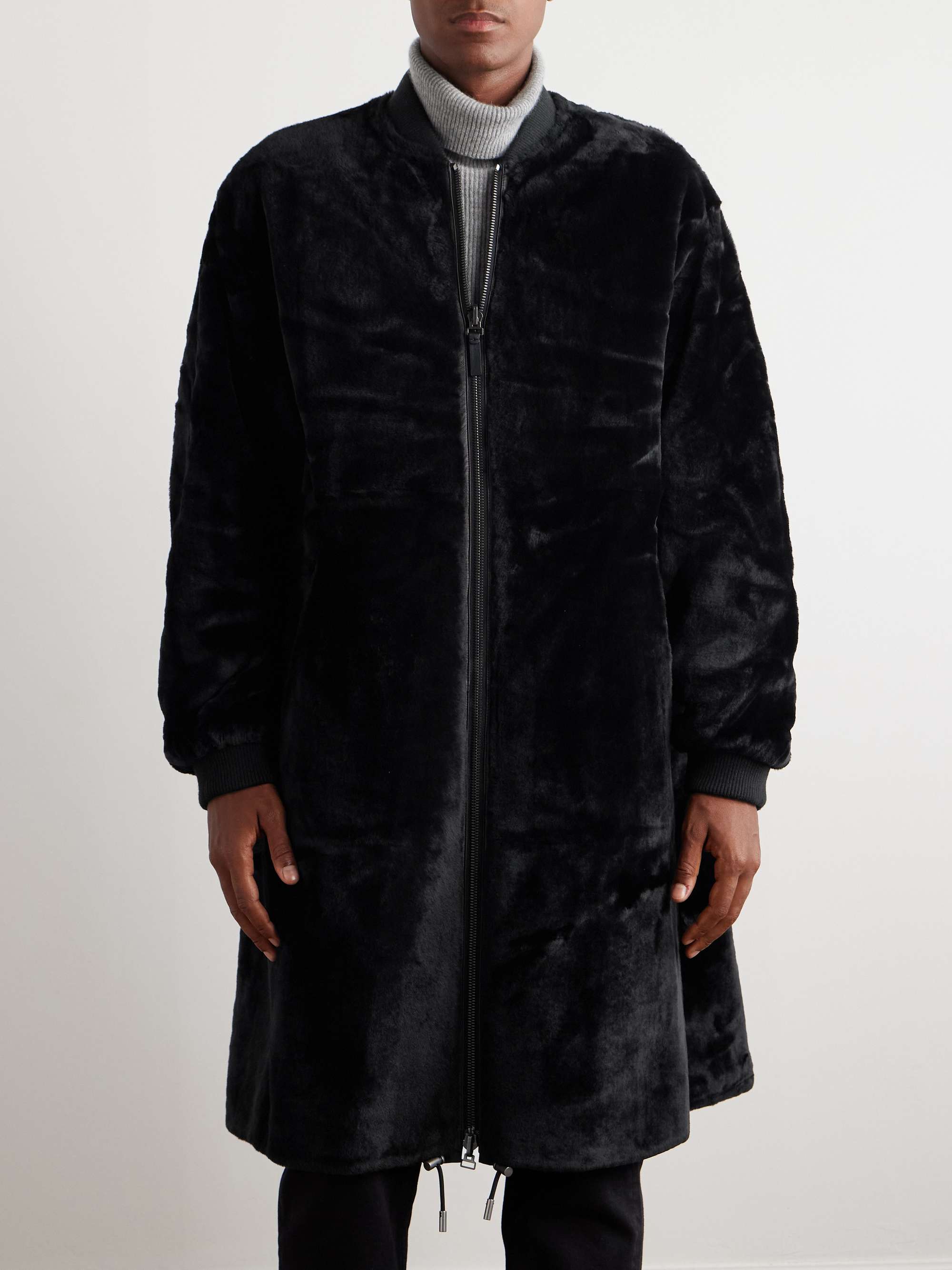 Merinillo Reversible Shell and Shearling Jacket view
