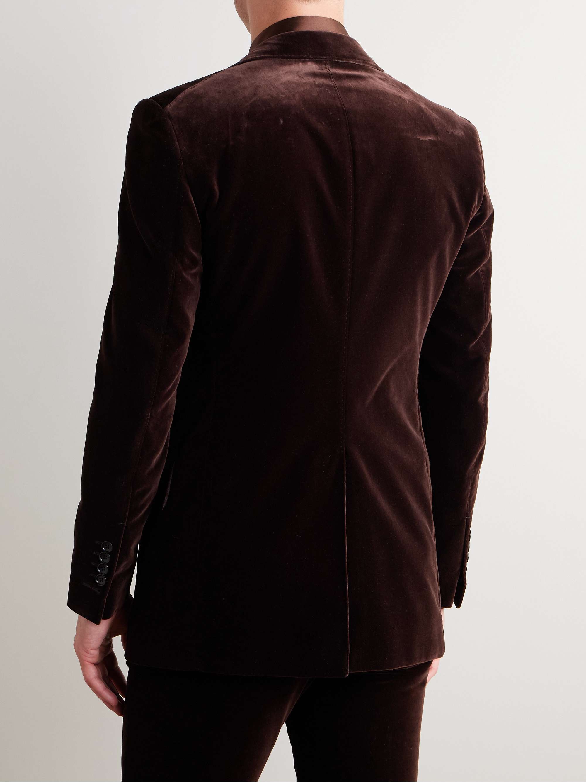 Dyllan Cotton-Velvet Suit Jacket view