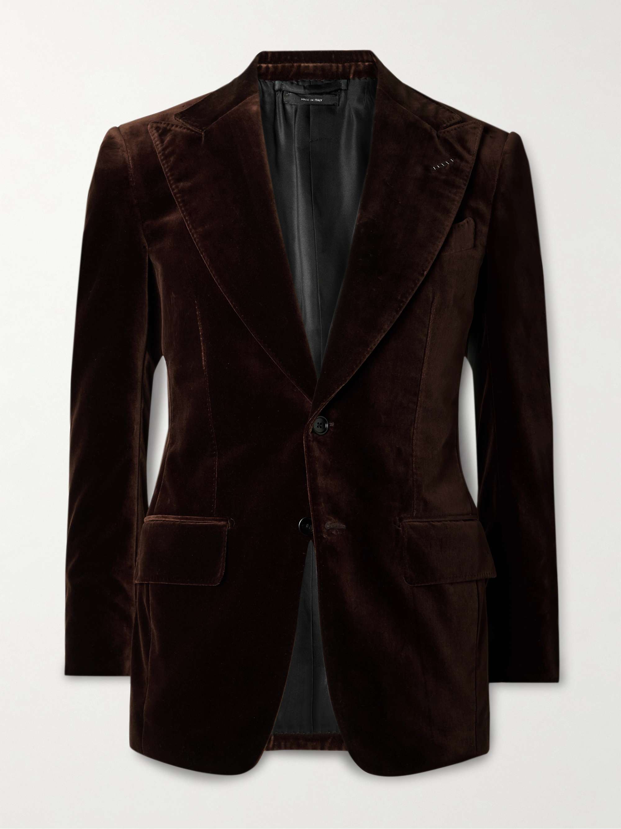 Dyllan Cotton-Velvet Suit Jacket view