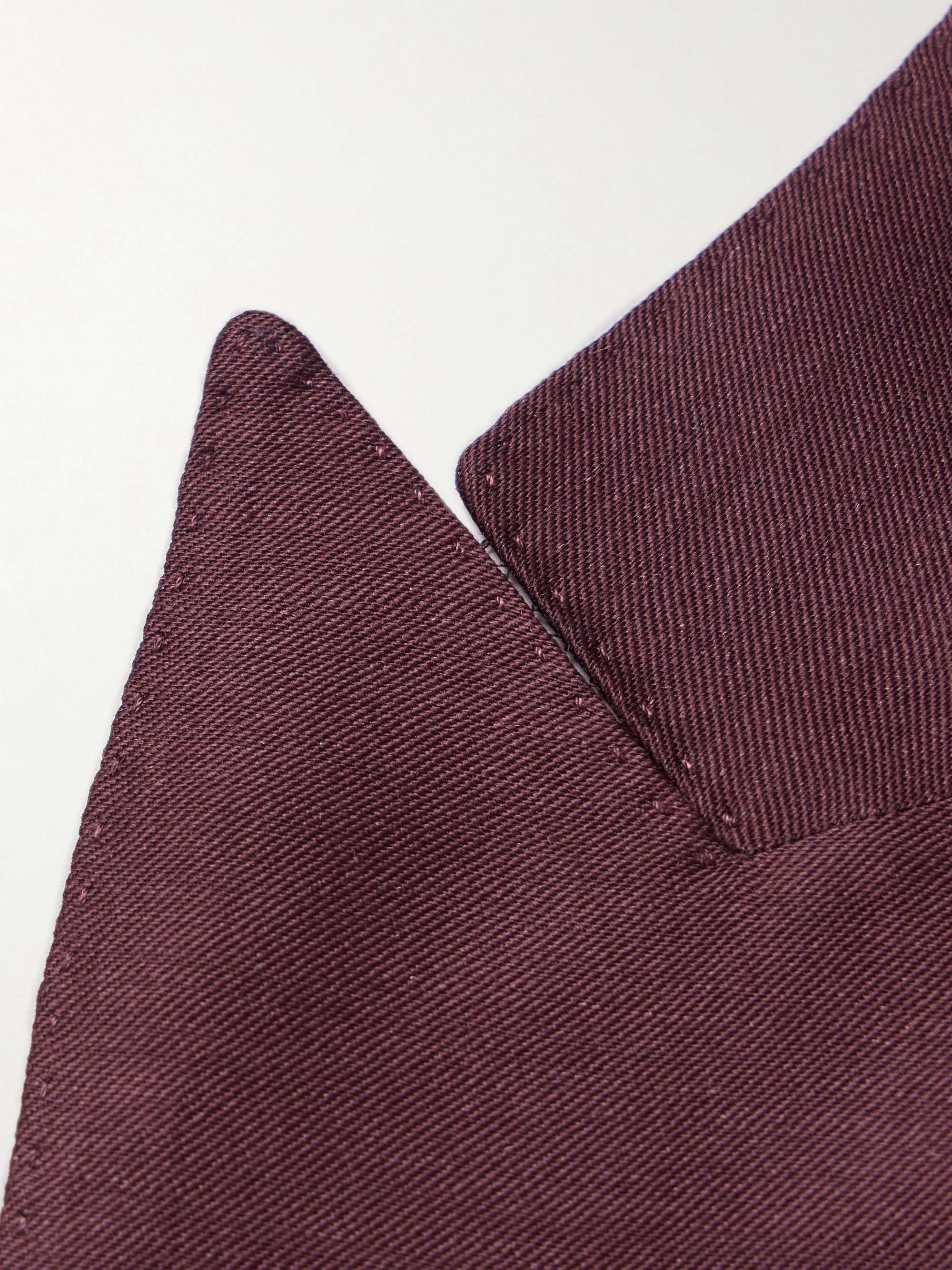 Wool, Mohair and Silk-Blend Twill Suit Jacket view